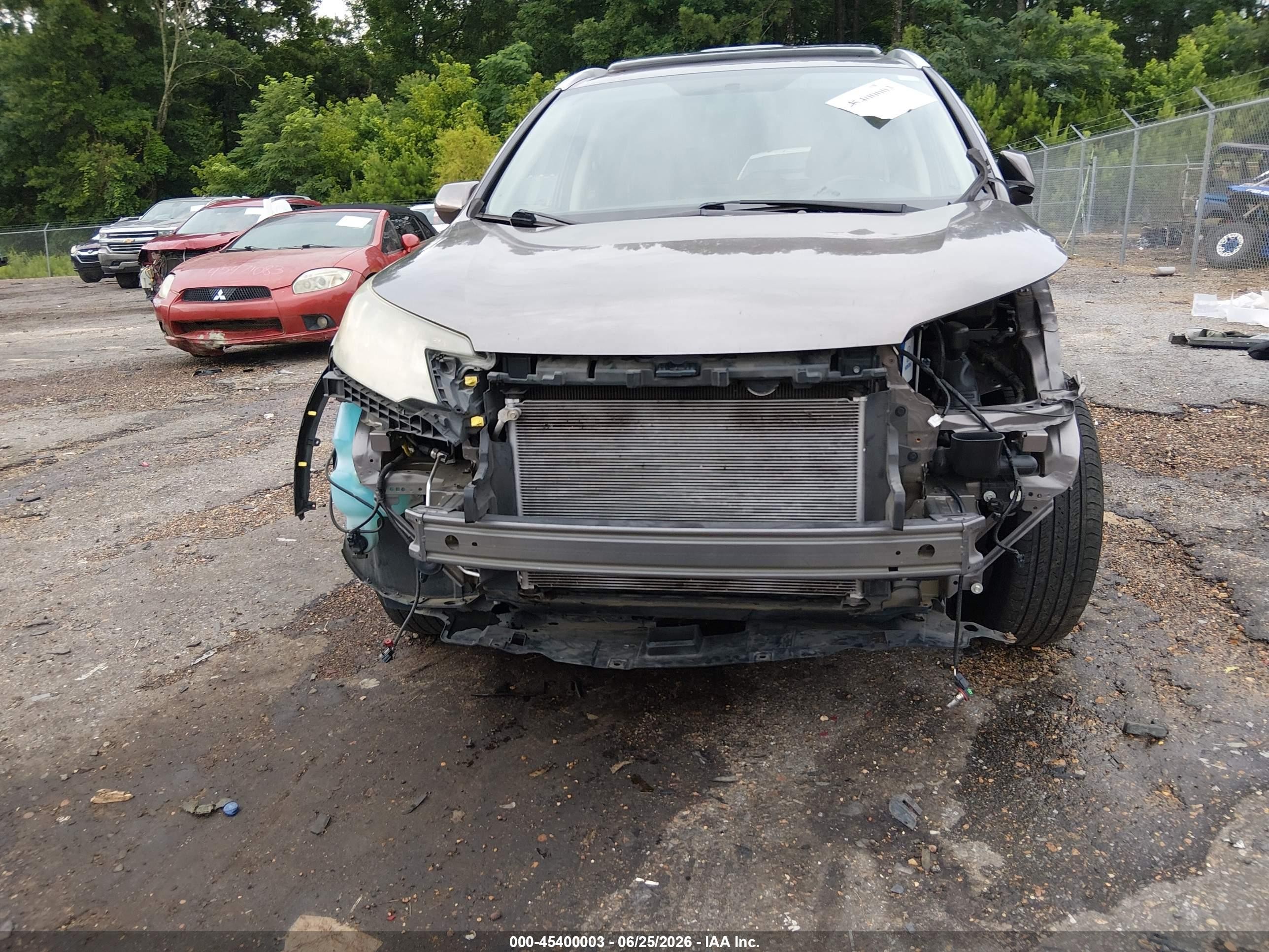 2012 Honda Cr-v Ex-l Черный vin: 5J6RM3H71CL009821