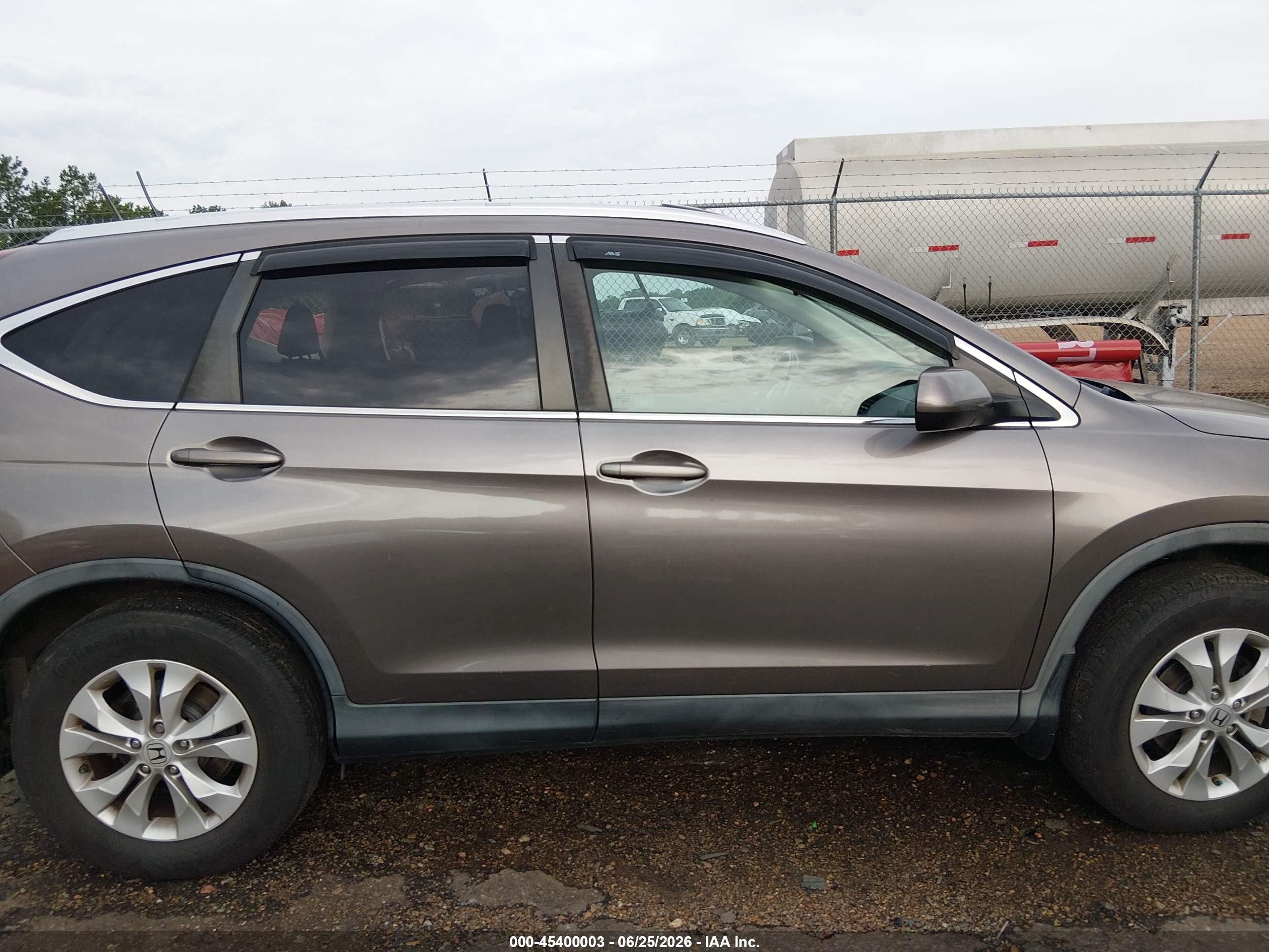 2012 Honda Cr-v Ex-l Черный vin: 5J6RM3H71CL009821