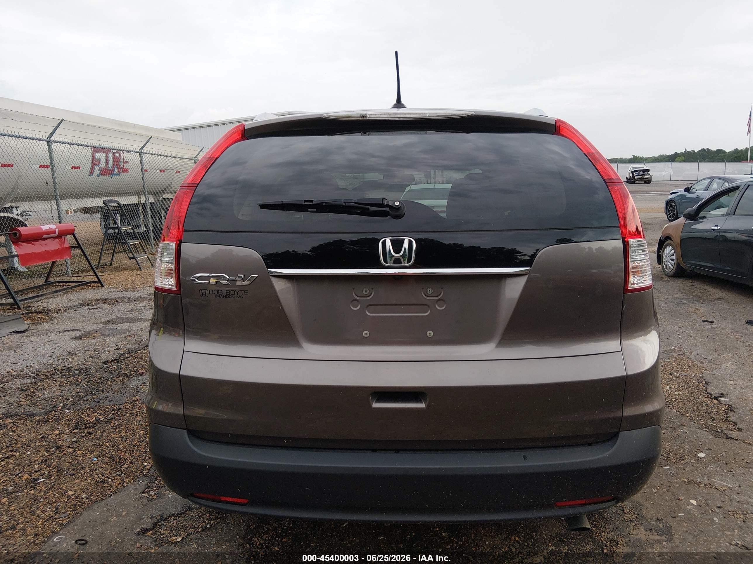 2012 Honda Cr-v Ex-l Черный vin: 5J6RM3H71CL009821
