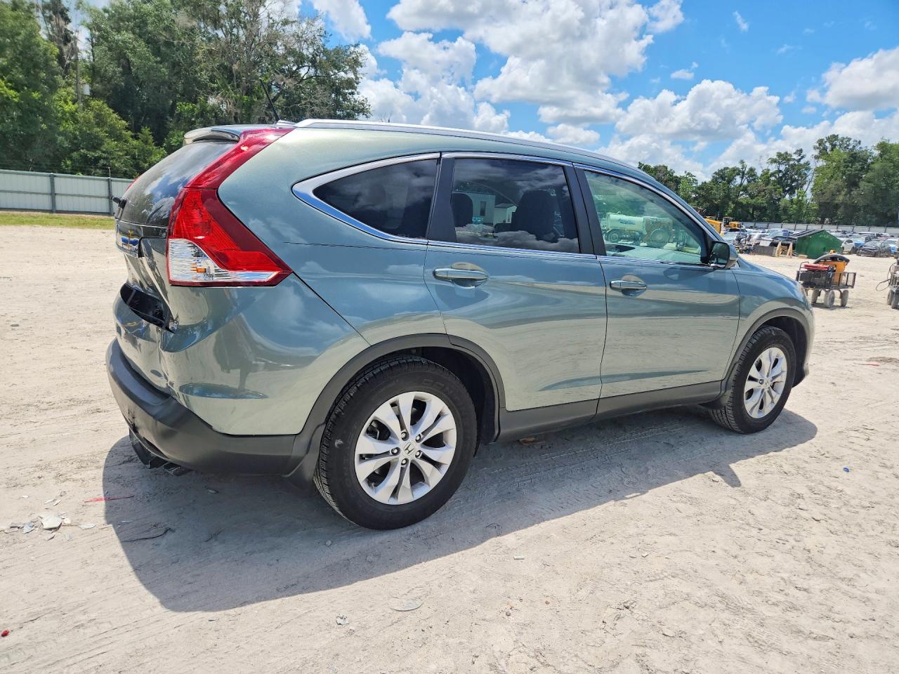 2012 Honda Cr-v Exl Бирюзовый vin: 5J6RM3H71CL014386