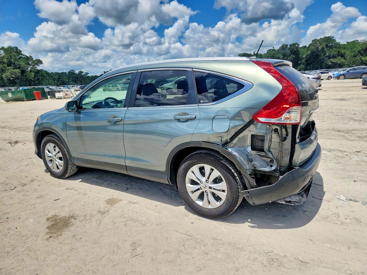 2012 Honda Cr-v Exl Бирюзовый vin: 5J6RM3H71CL014386