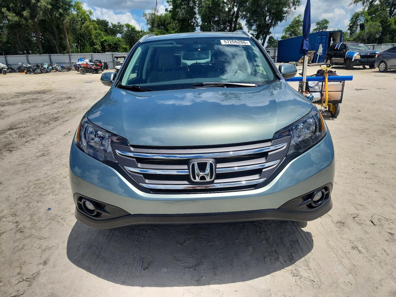 2012 Honda Cr-v Exl Бирюзовый vin: 5J6RM3H71CL014386