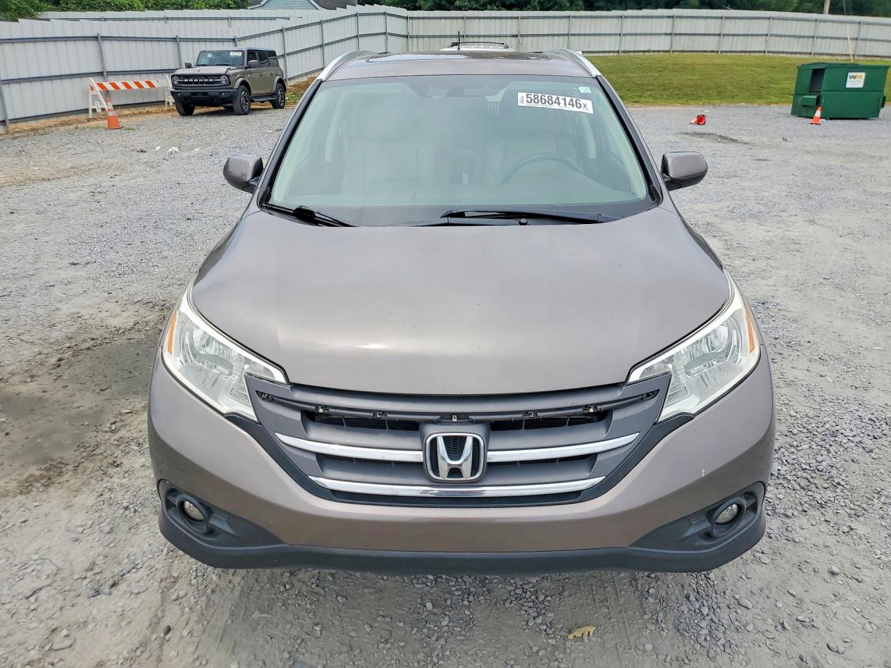 2012 Honda Cr-v Exl Brown vin: 5J6RM3H71CL020396
