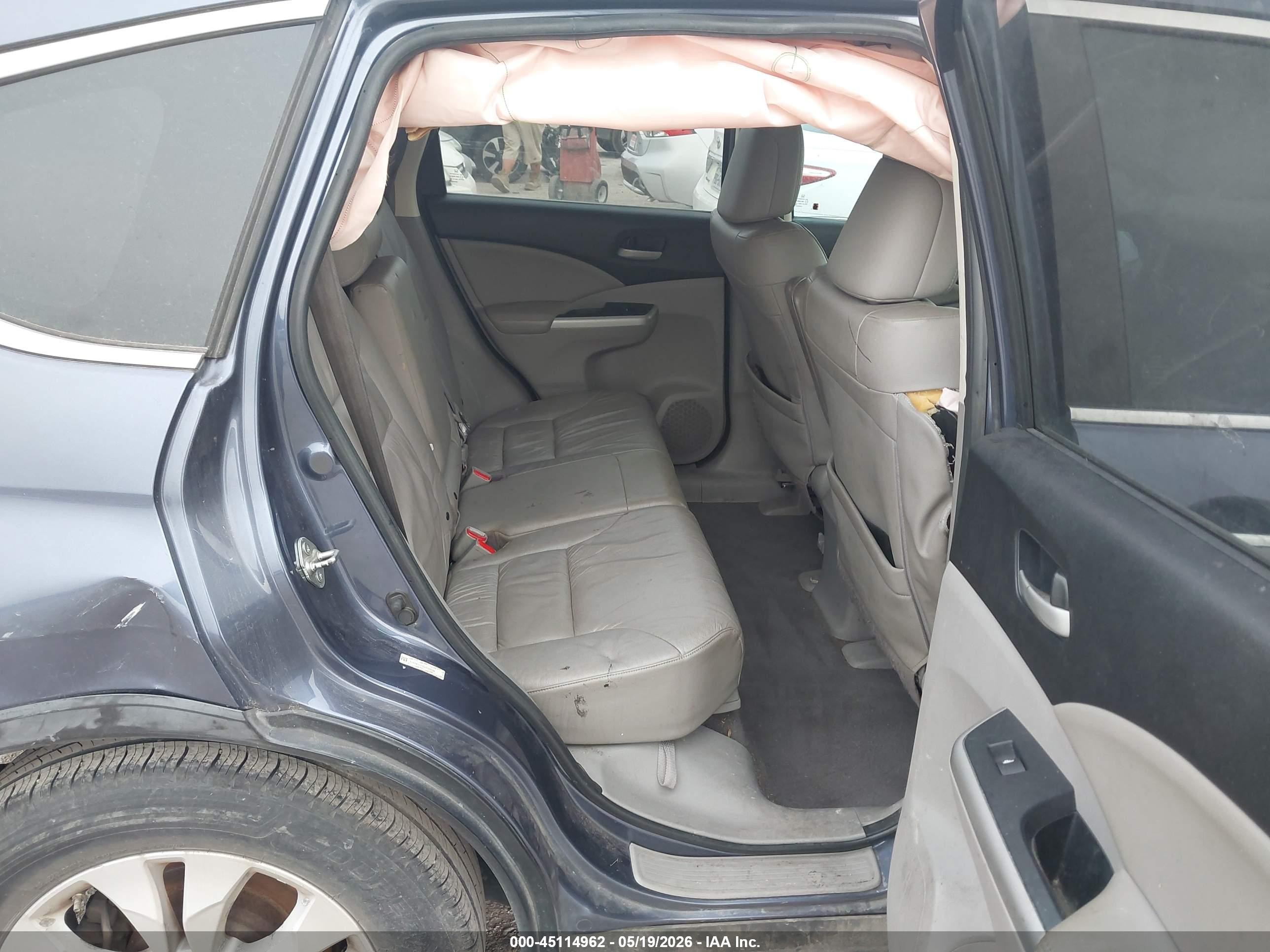 2012 Honda Cr-v Ex-l Серый vin: 5J6RM3H71CL030636