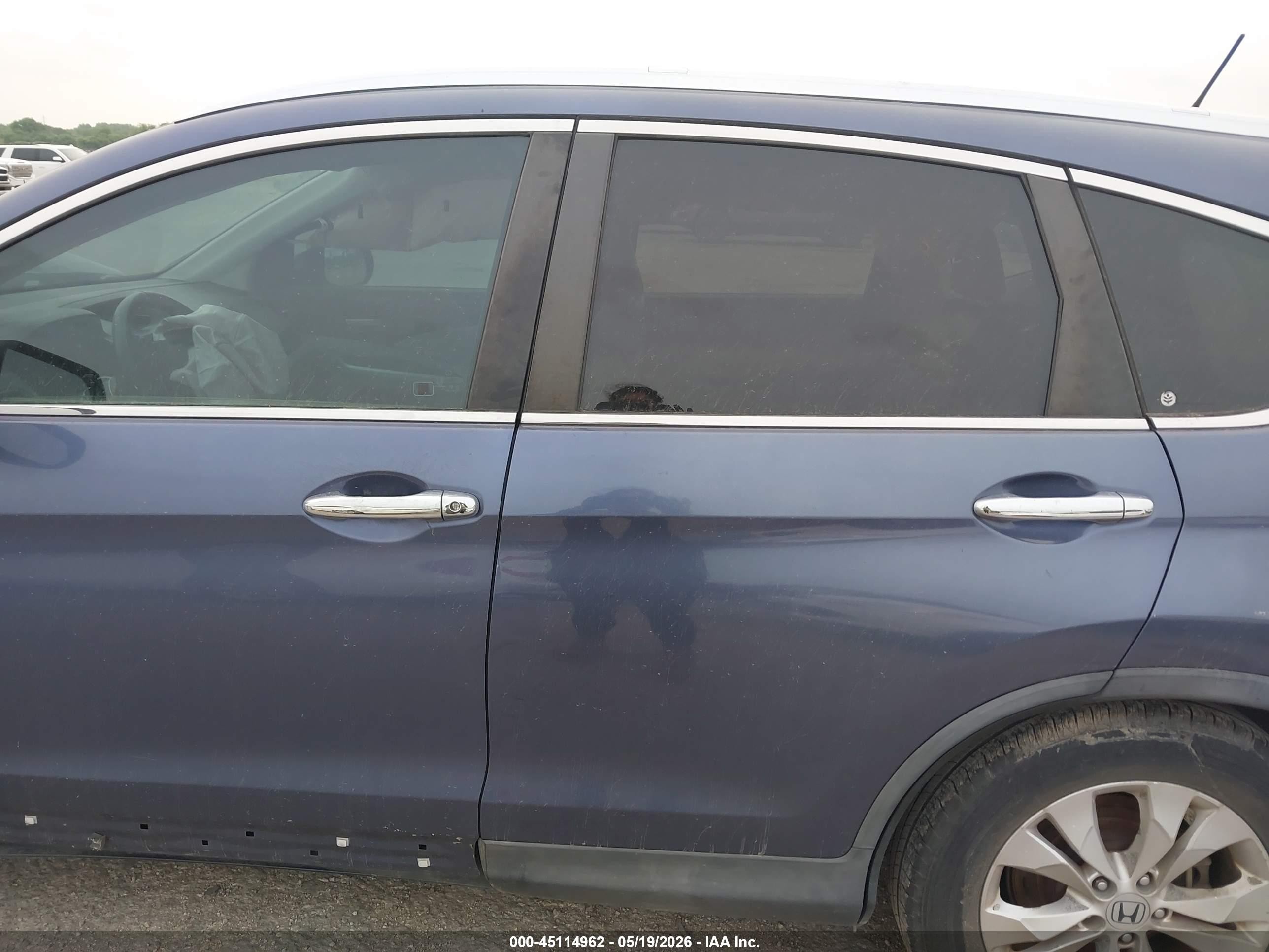 2012 Honda Cr-v Ex-l Серый vin: 5J6RM3H71CL030636