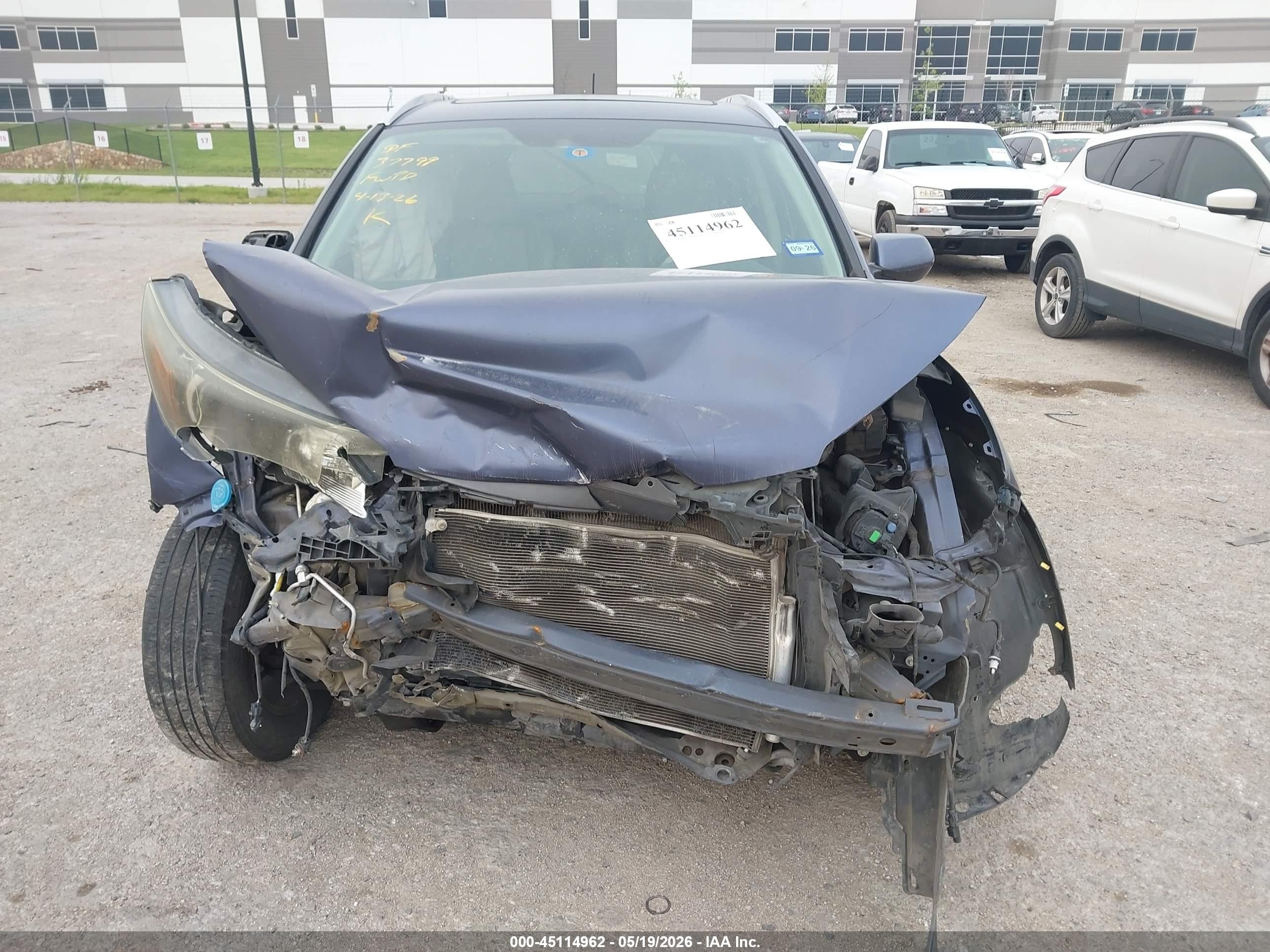 2012 Honda Cr-v Ex-l Серый vin: 5J6RM3H71CL030636