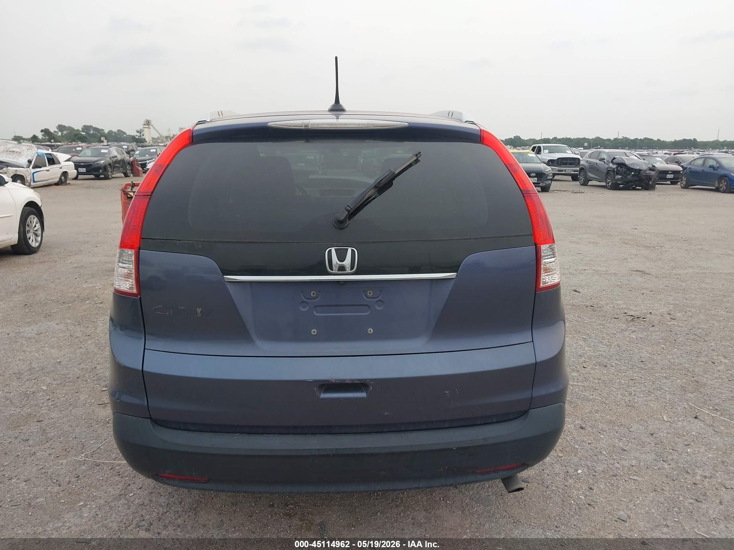 2012 Honda Cr-v Ex-l Серый vin: 5J6RM3H71CL030636
