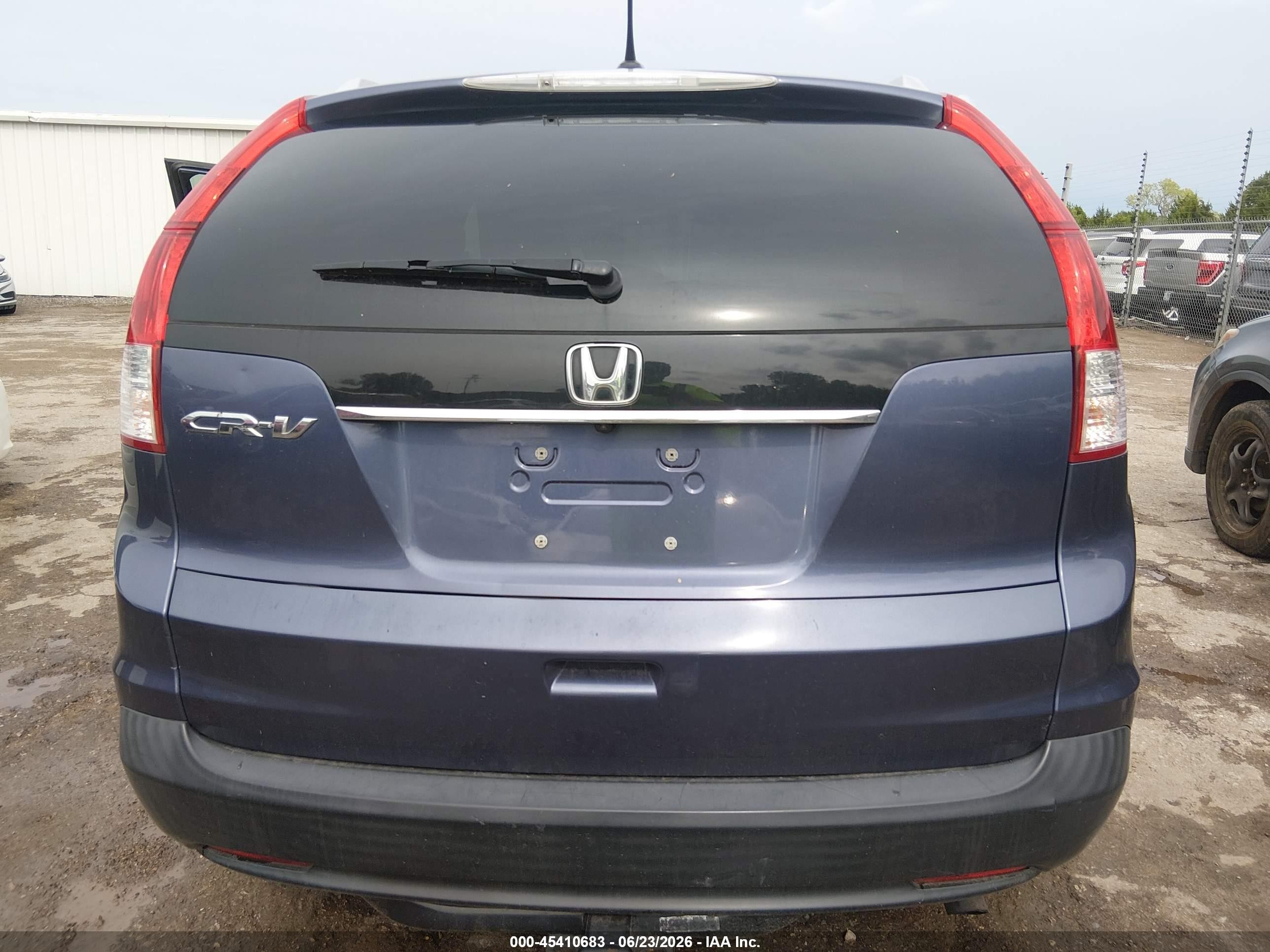 2012 Honda Cr-v Ex-l Blue vin: 5J6RM3H71CL037845