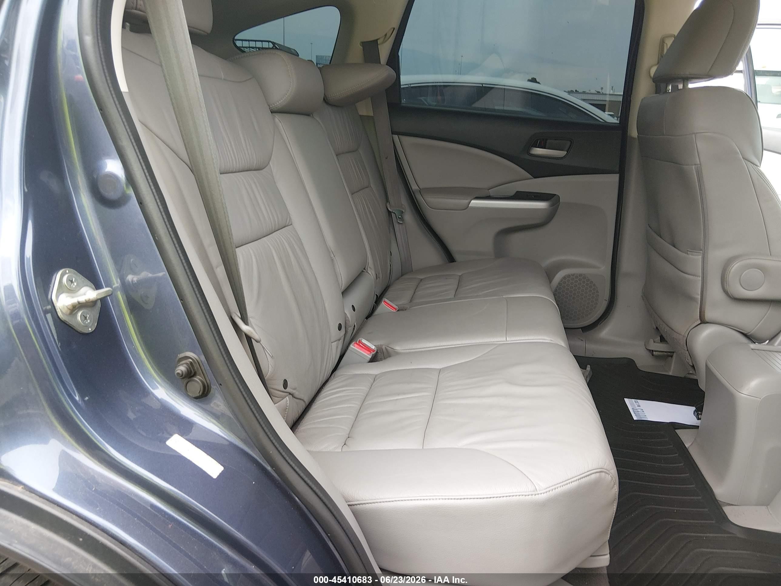 2012 Honda Cr-v Ex-l Blue vin: 5J6RM3H71CL037845
