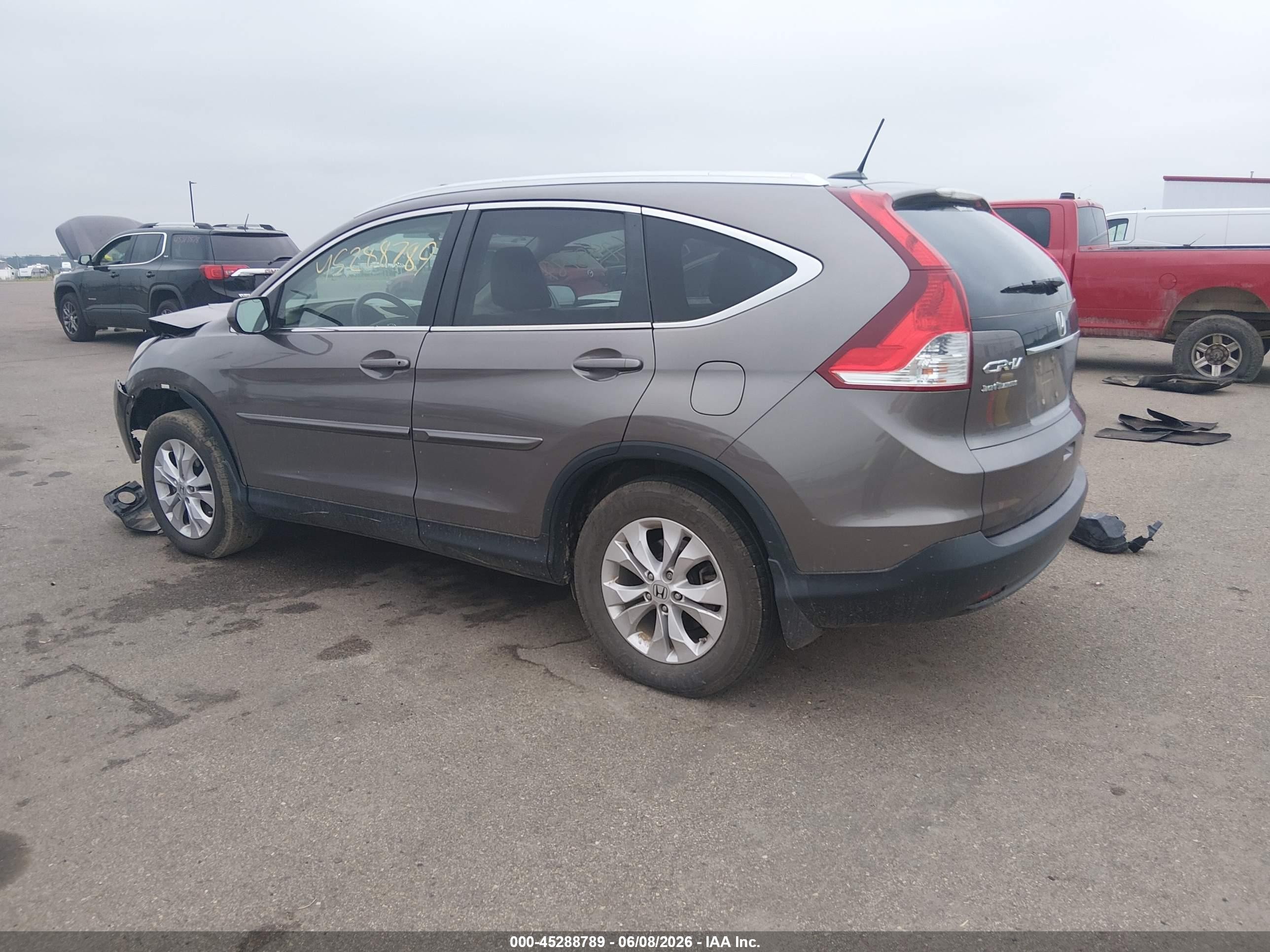 2013 Honda Cr-v Ex-l Brown vin: 5J6RM3H71DL002384