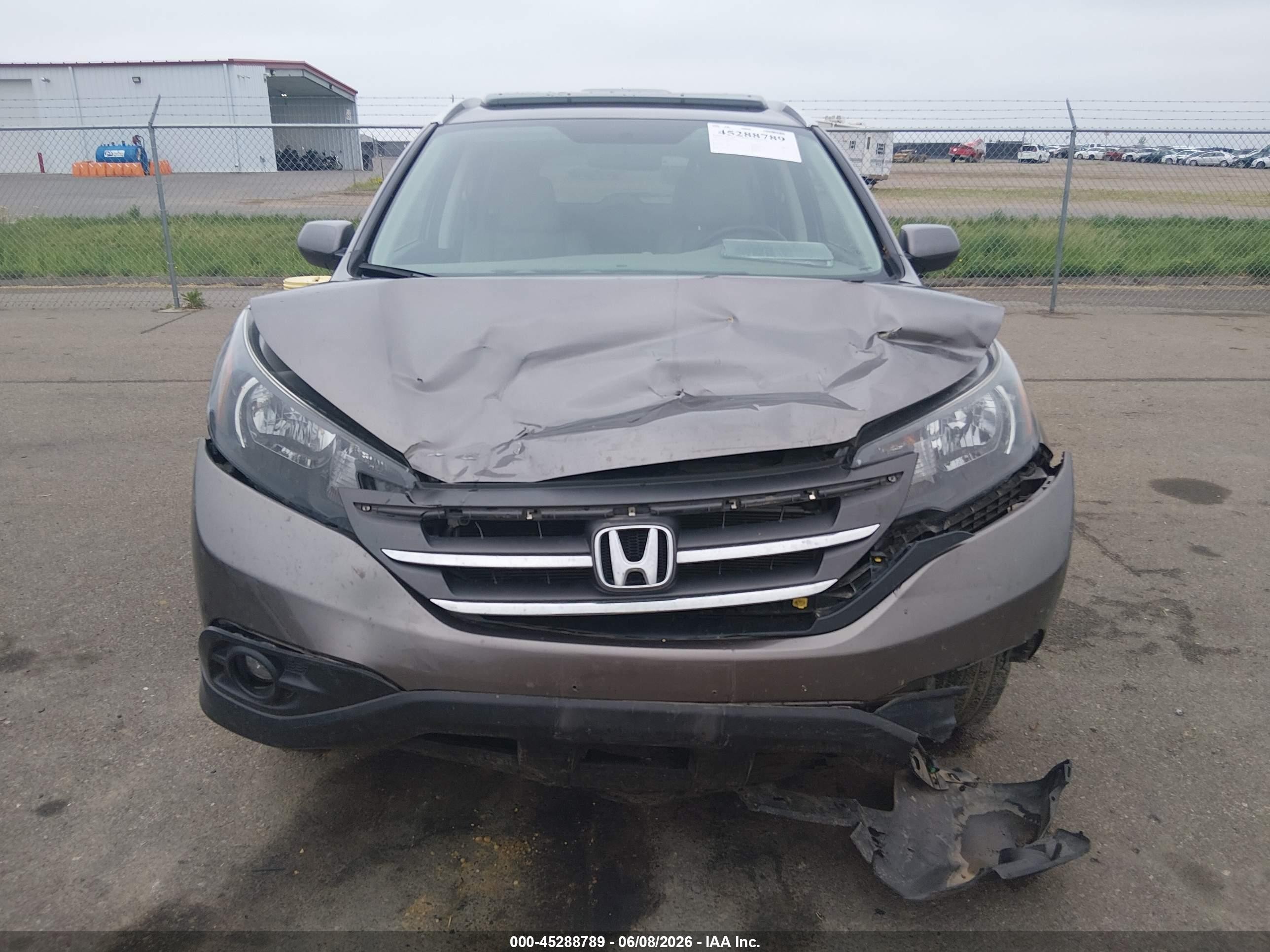 2013 Honda Cr-v Ex-l Brown vin: 5J6RM3H71DL002384