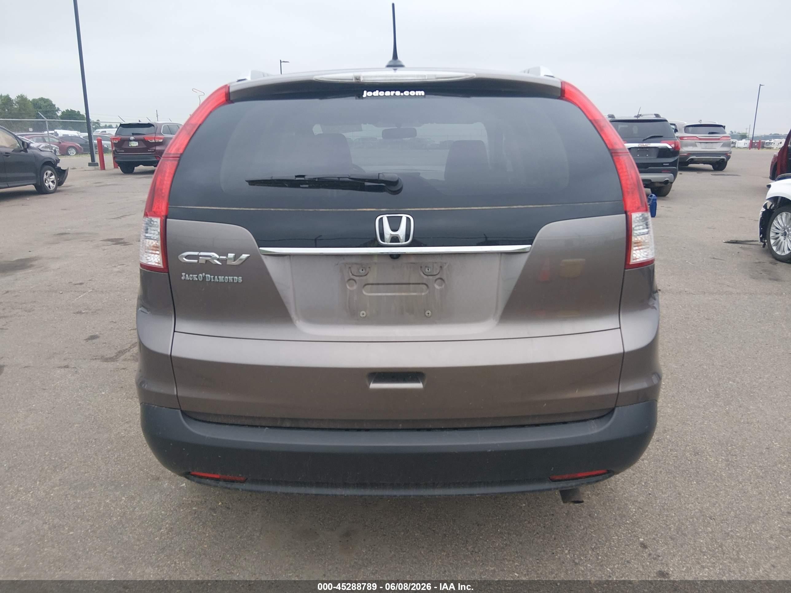2013 Honda Cr-v Ex-l Brown vin: 5J6RM3H71DL002384