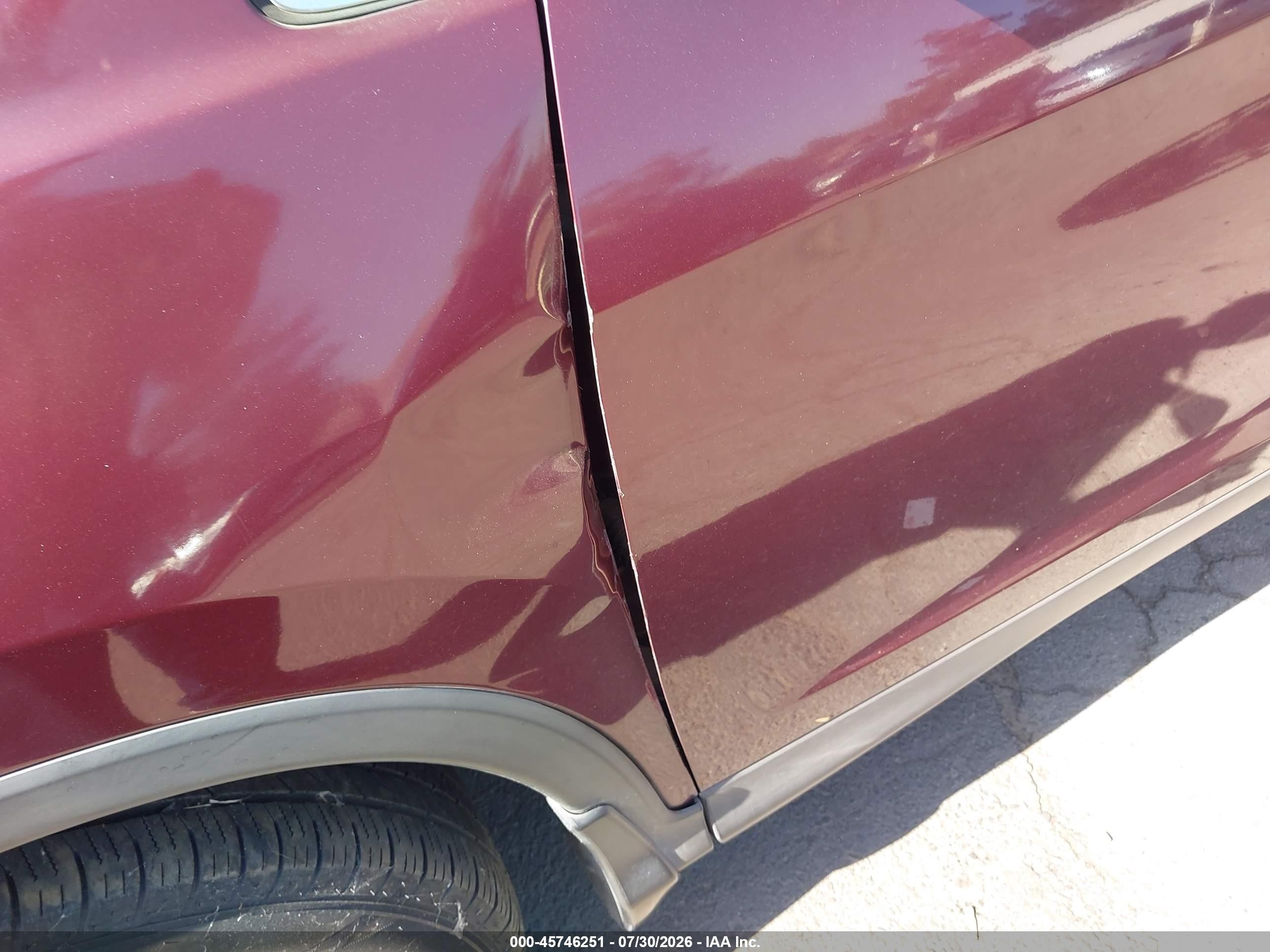 2013 Honda Cr-v Ex-l Burgundy vin: 5J6RM3H71DL021081