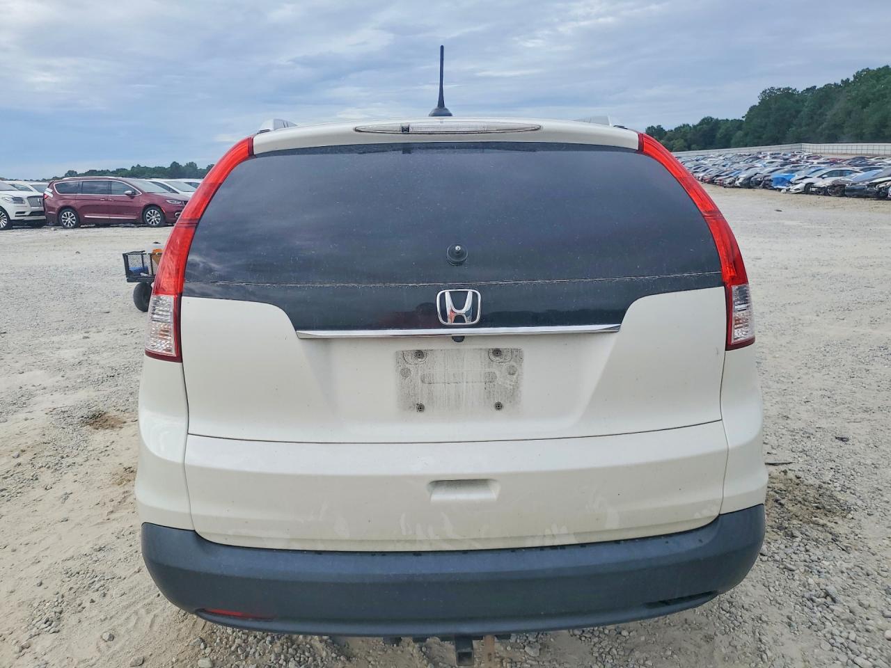 2013 Honda Cr-v Exl White vin: 5J6RM3H71DL021758