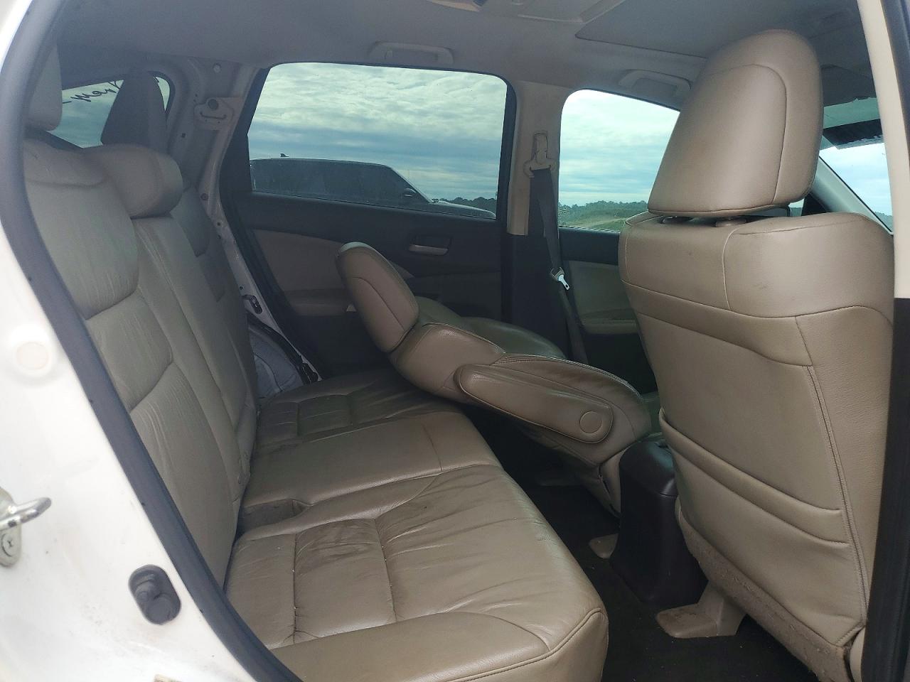 2013 Honda Cr-v Exl White vin: 5J6RM3H71DL021758