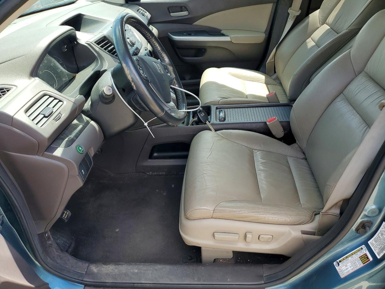 2013 Honda Cr-v Exl Turquoise vin: 5J6RM3H71DL022862