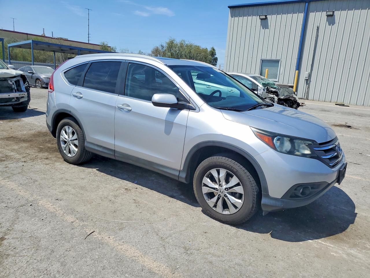 2013 Honda Cr-v Exl Silver vin: 5J6RM3H71DL032985