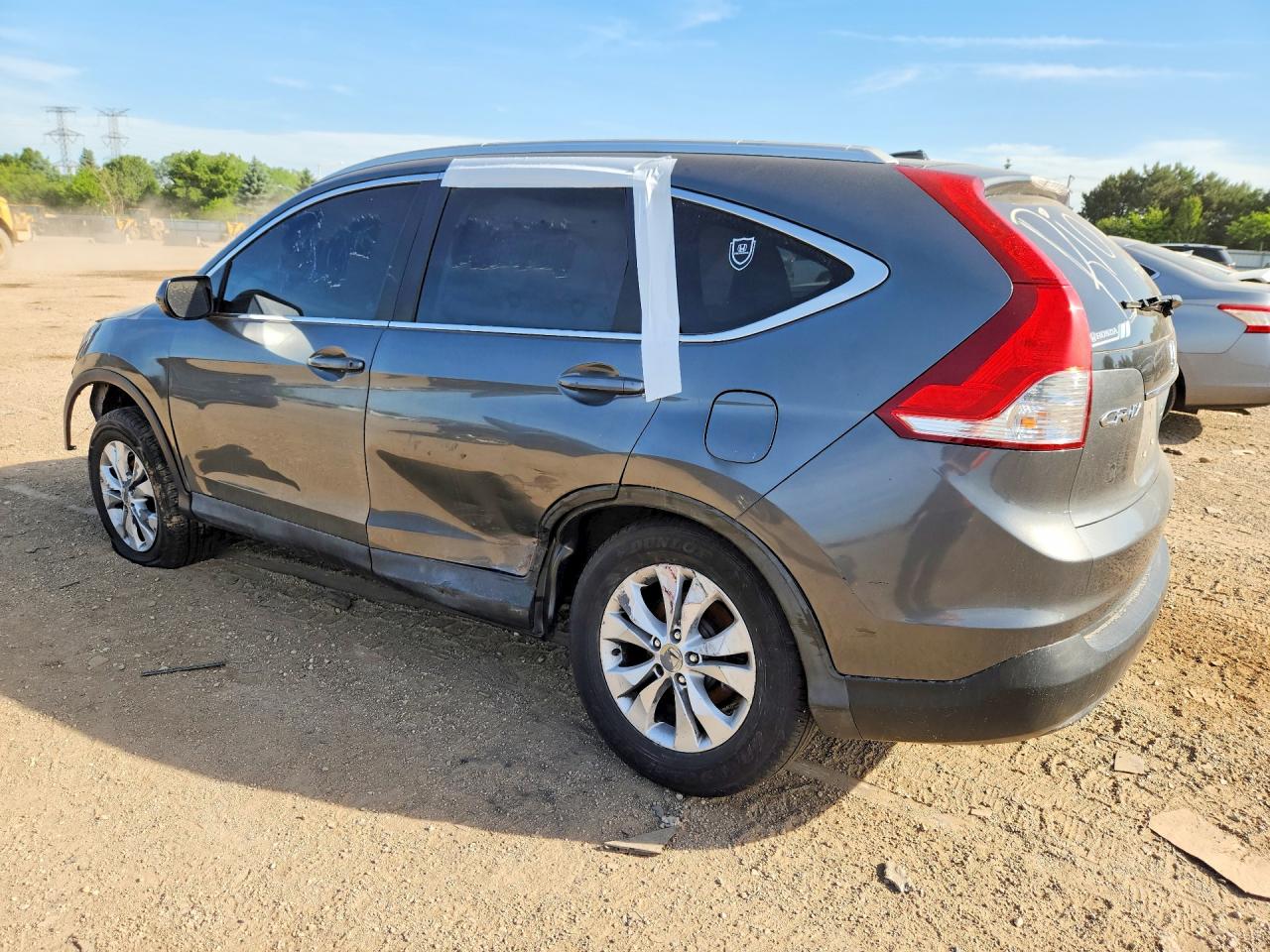 2014 Honda Cr-v Exl Серый vin: 5J6RM3H71EL025455