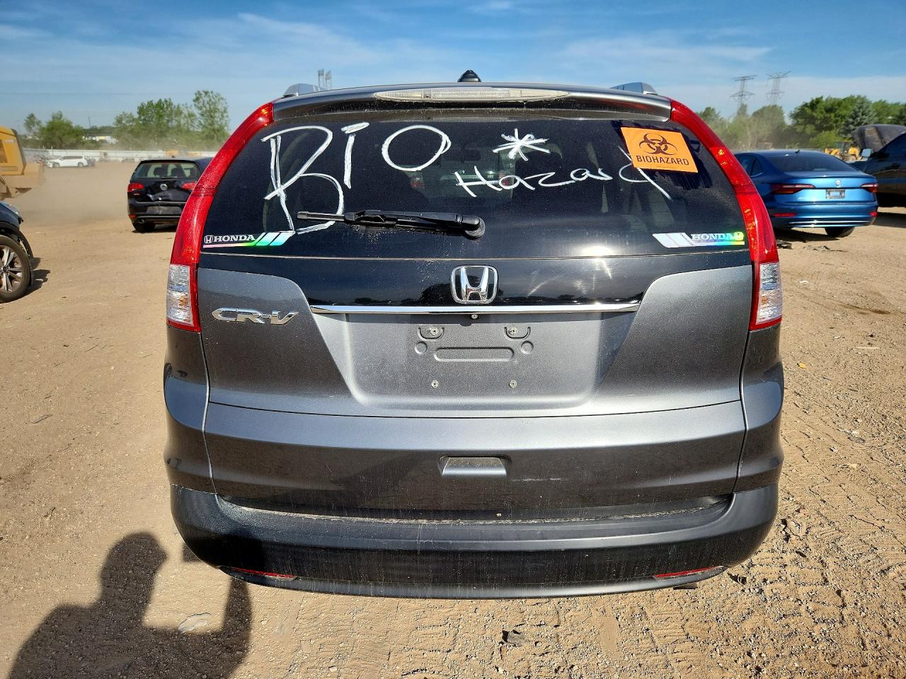 2014 Honda Cr-v Exl Серый vin: 5J6RM3H71EL025455