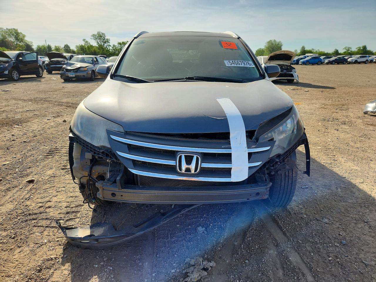 2014 Honda Cr-v Exl Серый vin: 5J6RM3H71EL025455