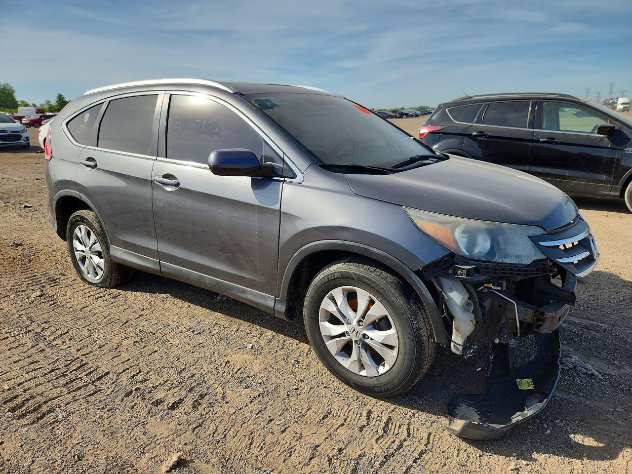 2014 Honda Cr-v Exl Серый vin: 5J6RM3H71EL025455