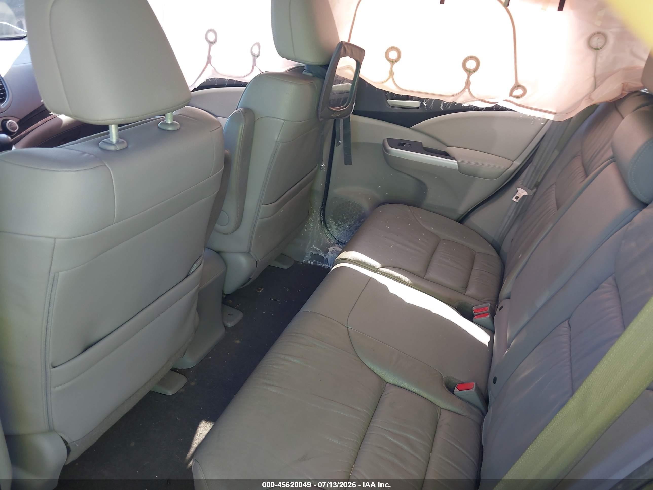 2014 Honda Cr-v Ex-l Темно-бордовый vin: 5J6RM3H71EL028789