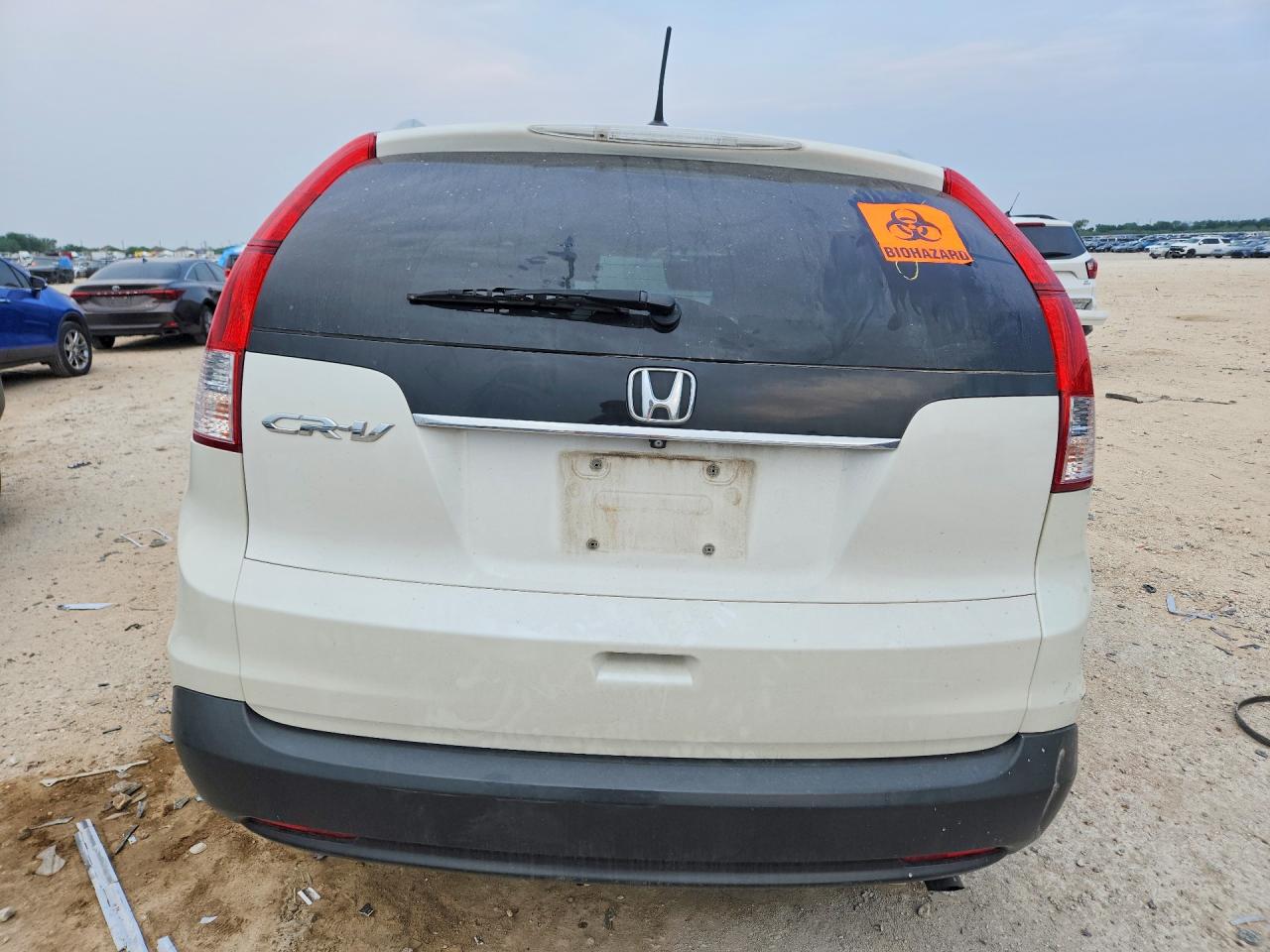 2014 Honda Cr-v Exl White vin: 5J6RM3H71EL039825