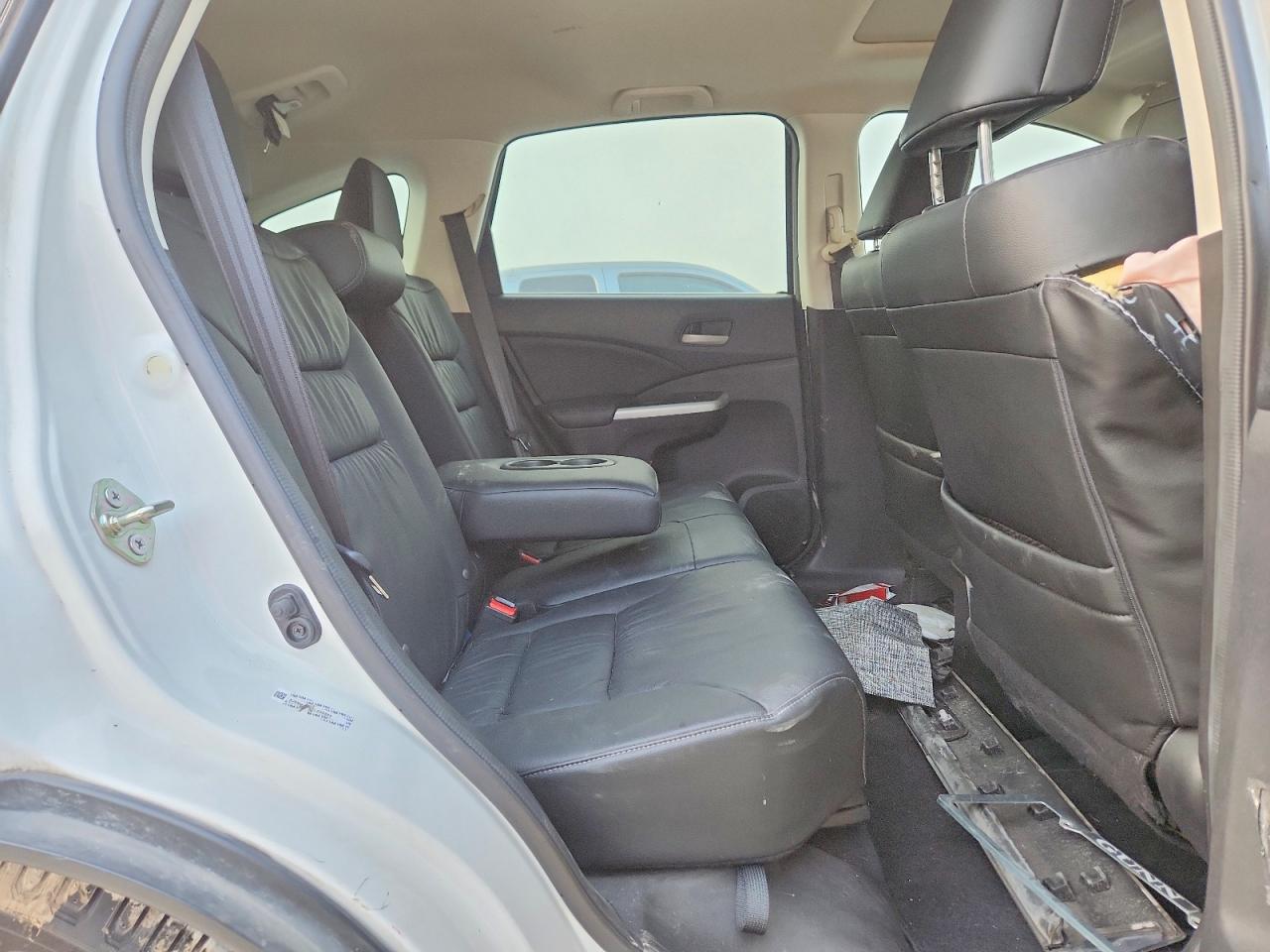 2014 Honda Cr-v Exl White vin: 5J6RM3H71EL039825