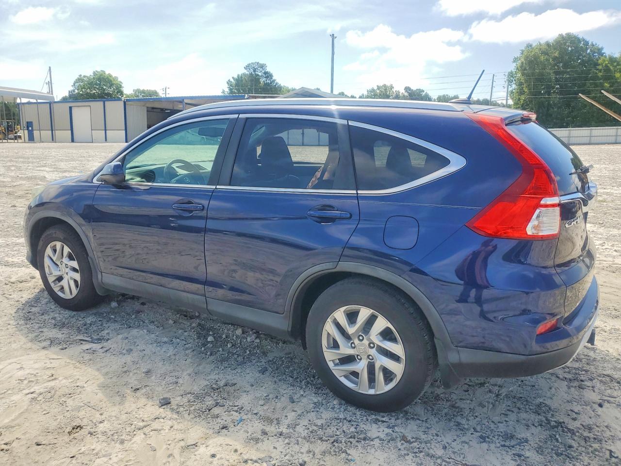 2015 Honda Cr-v Exl Синий vin: 5J6RM3H71FL000203