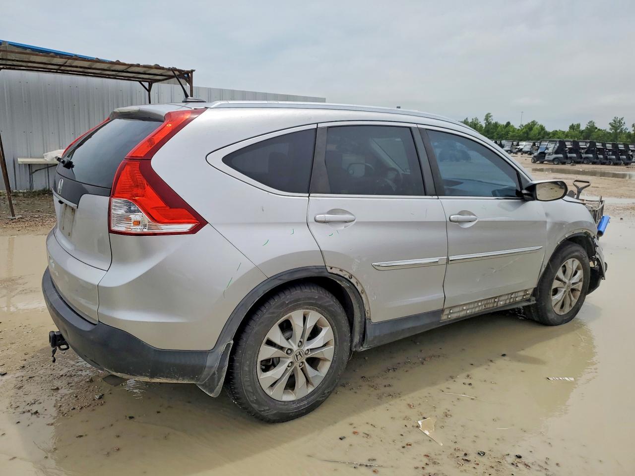 2012 Honda Cr-v Exl Silver vin: 5J6RM3H72CL002988
