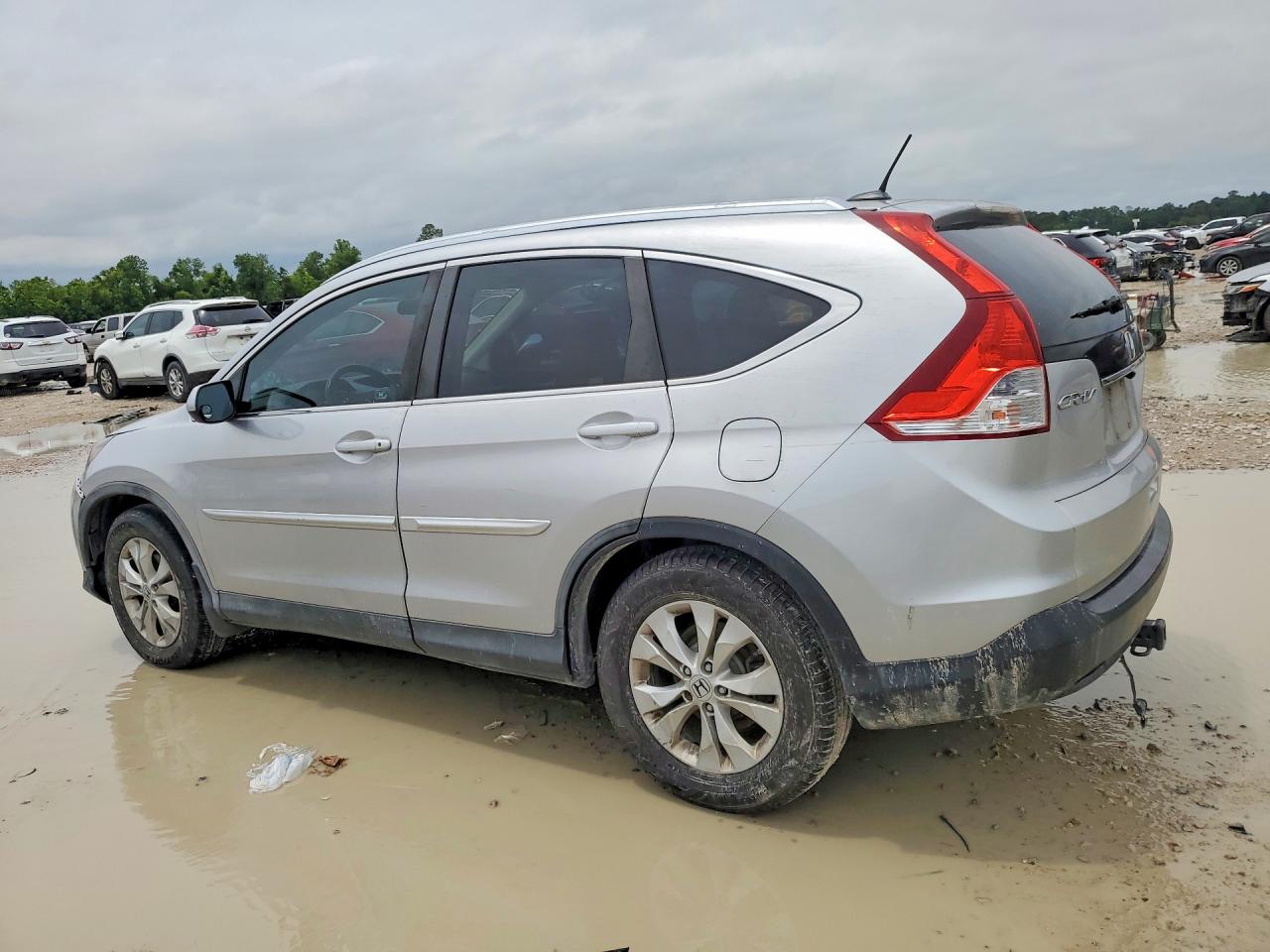 2012 Honda Cr-v Exl Silver vin: 5J6RM3H72CL002988