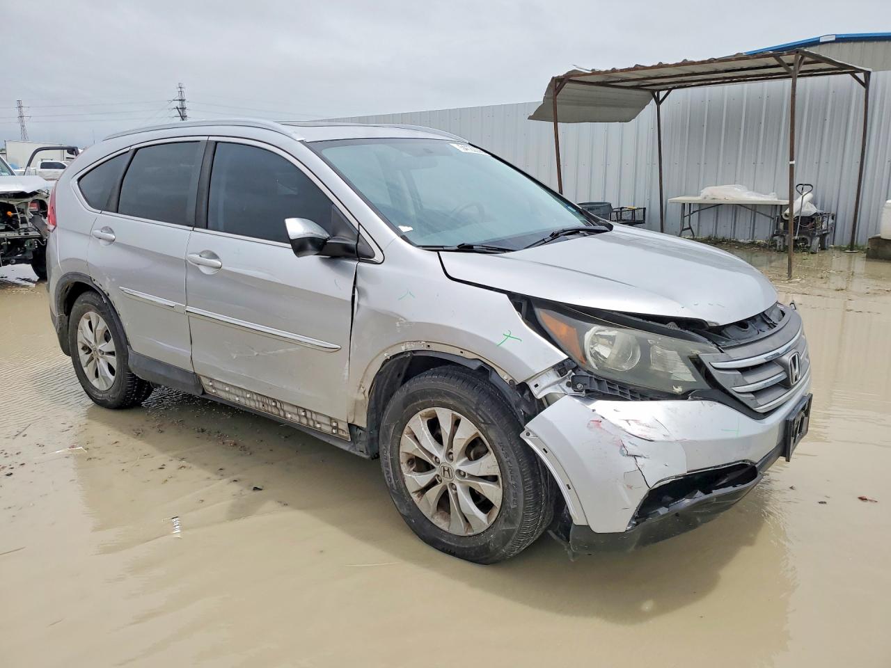 2012 Honda Cr-v Exl Silver vin: 5J6RM3H72CL002988