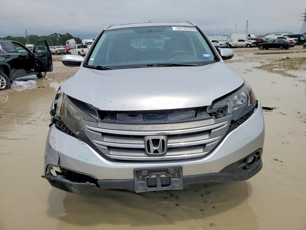 2012 Honda Cr-v Exl Silver vin: 5J6RM3H72CL002988