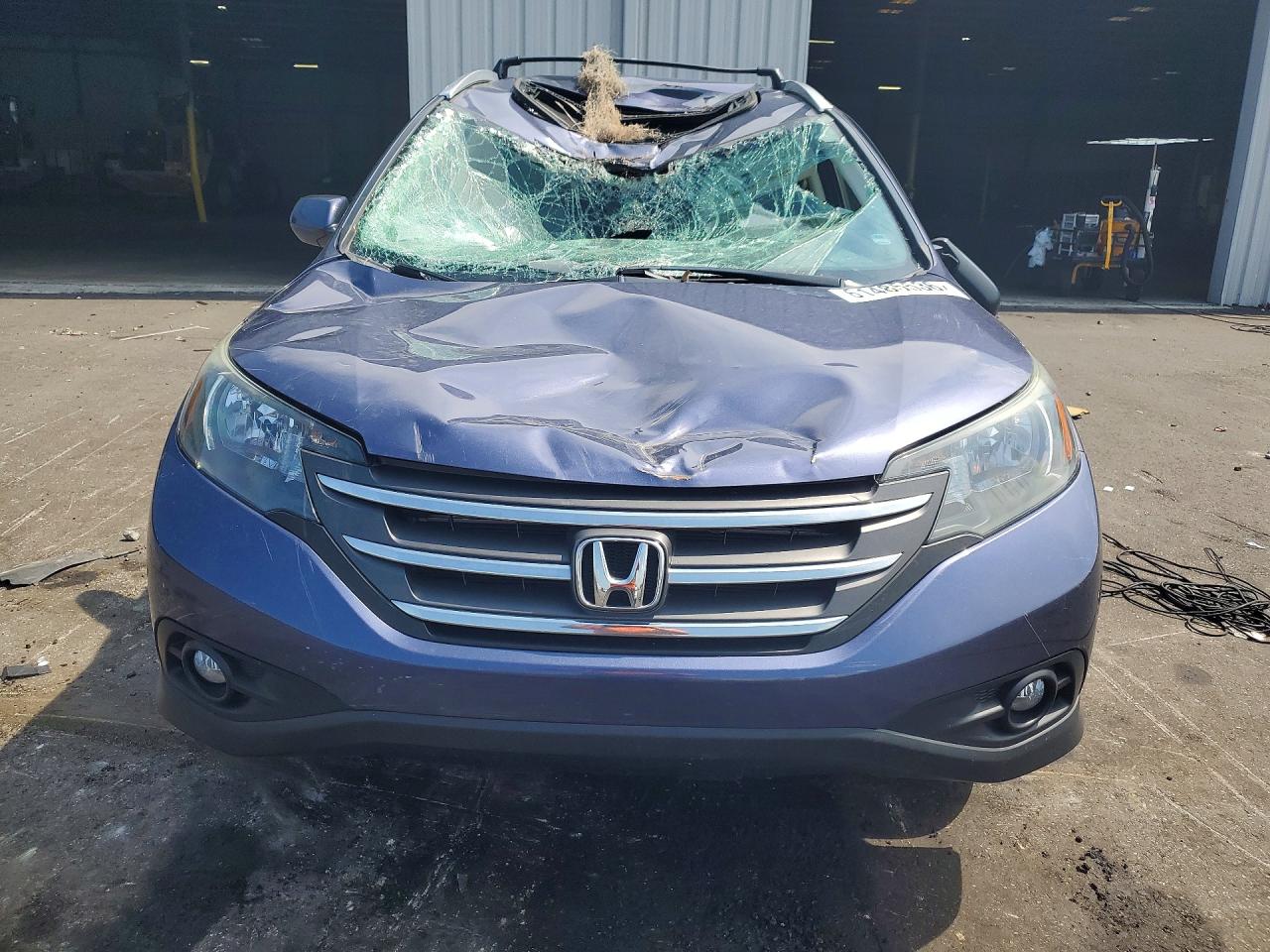 2012 Honda Cr-v Exl Blue vin: 5J6RM3H72CL006832