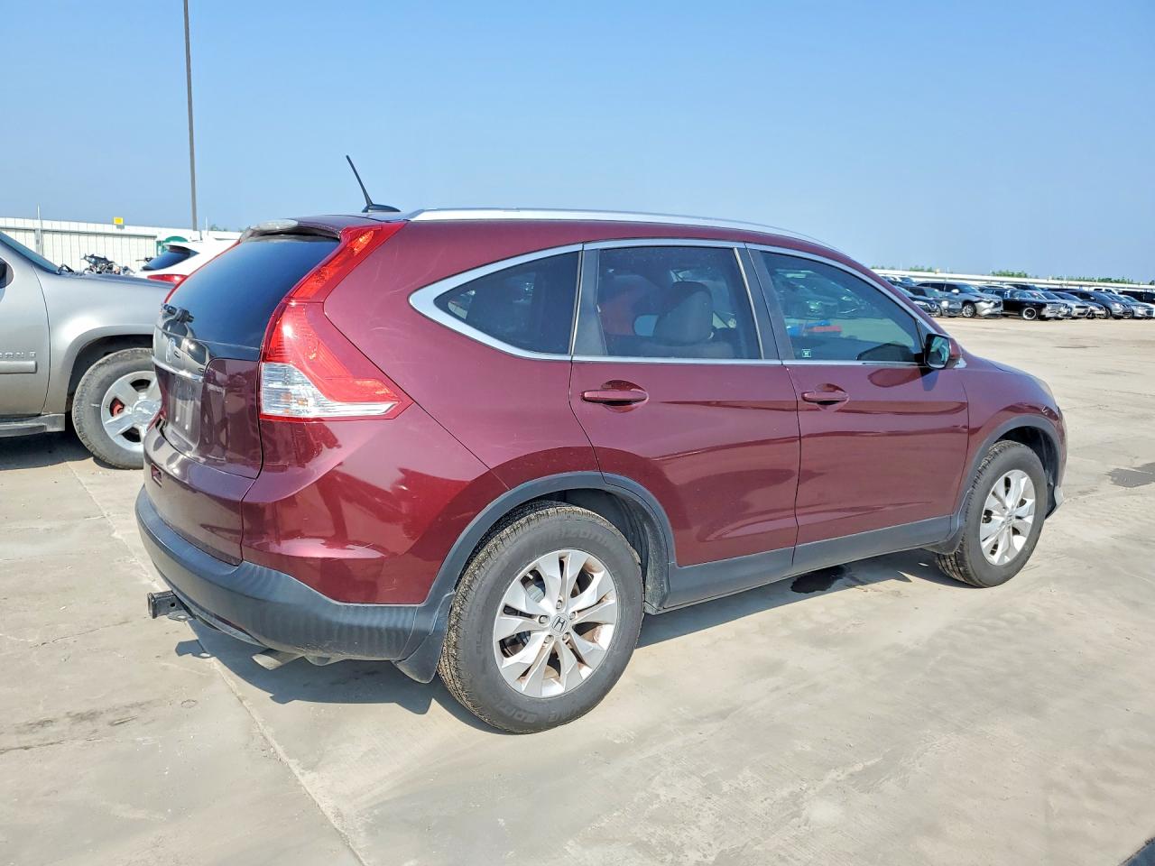 2012 Honda Cr-v Exl Red vin: 5J6RM3H72CL036736