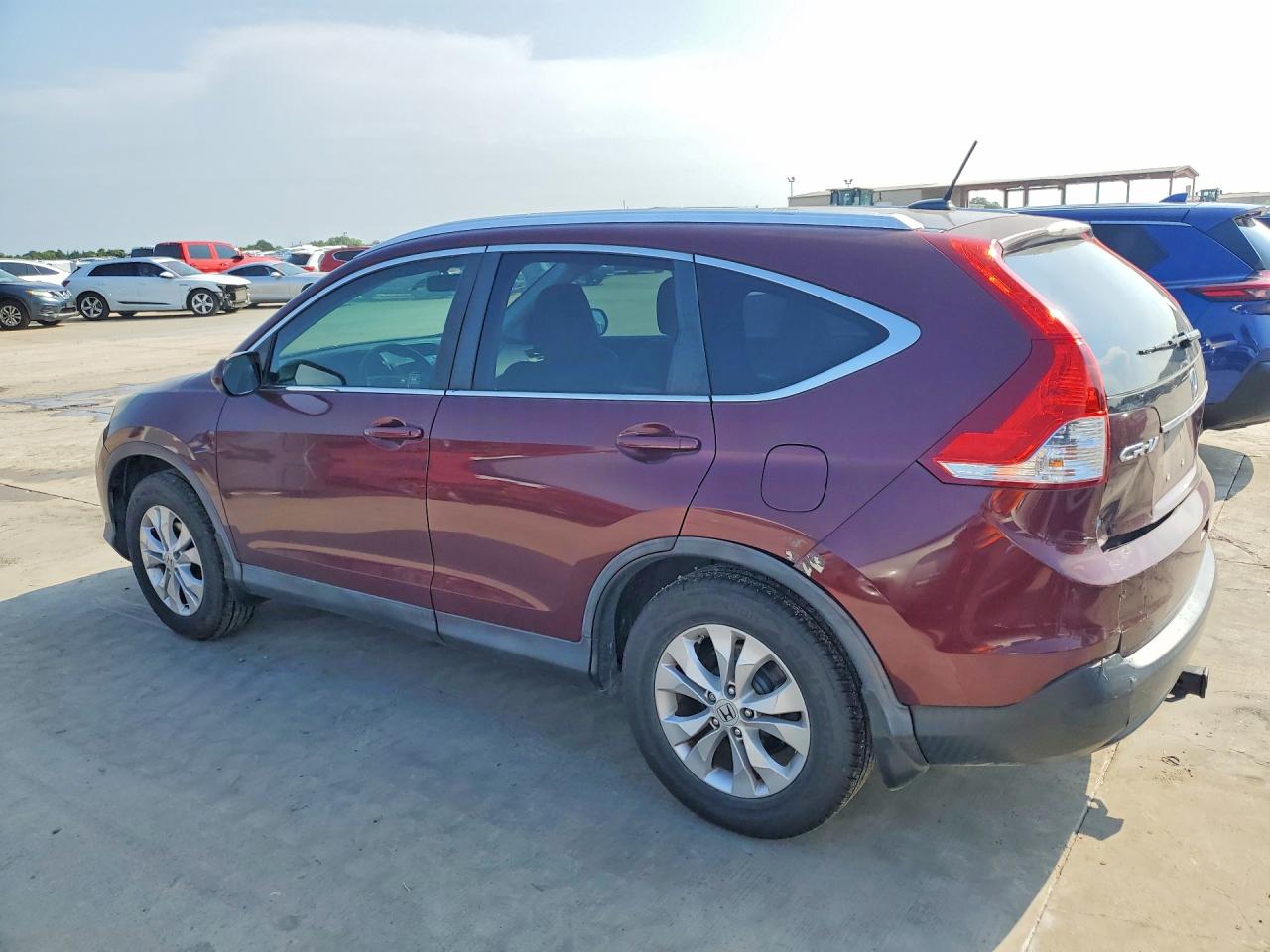 2012 Honda Cr-v Exl Red vin: 5J6RM3H72CL036736
