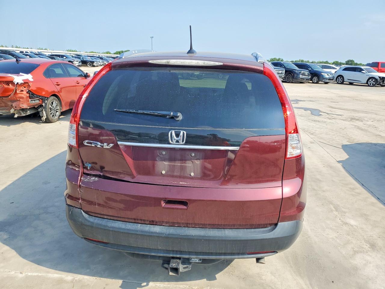 2012 Honda Cr-v Exl Red vin: 5J6RM3H72CL036736