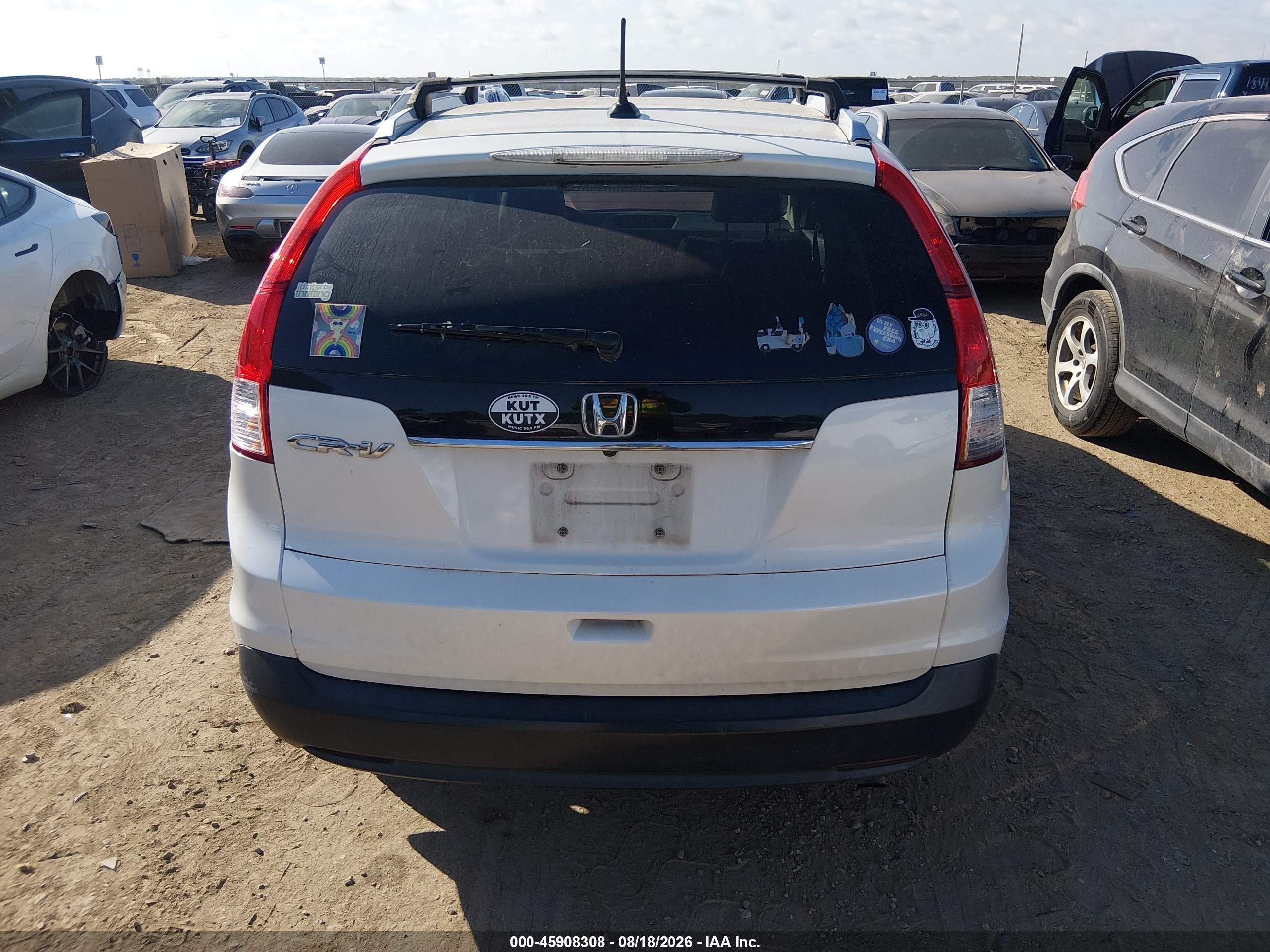 2013 Honda Cr-v Ex-l Белый vin: 5J6RM3H72DL005245