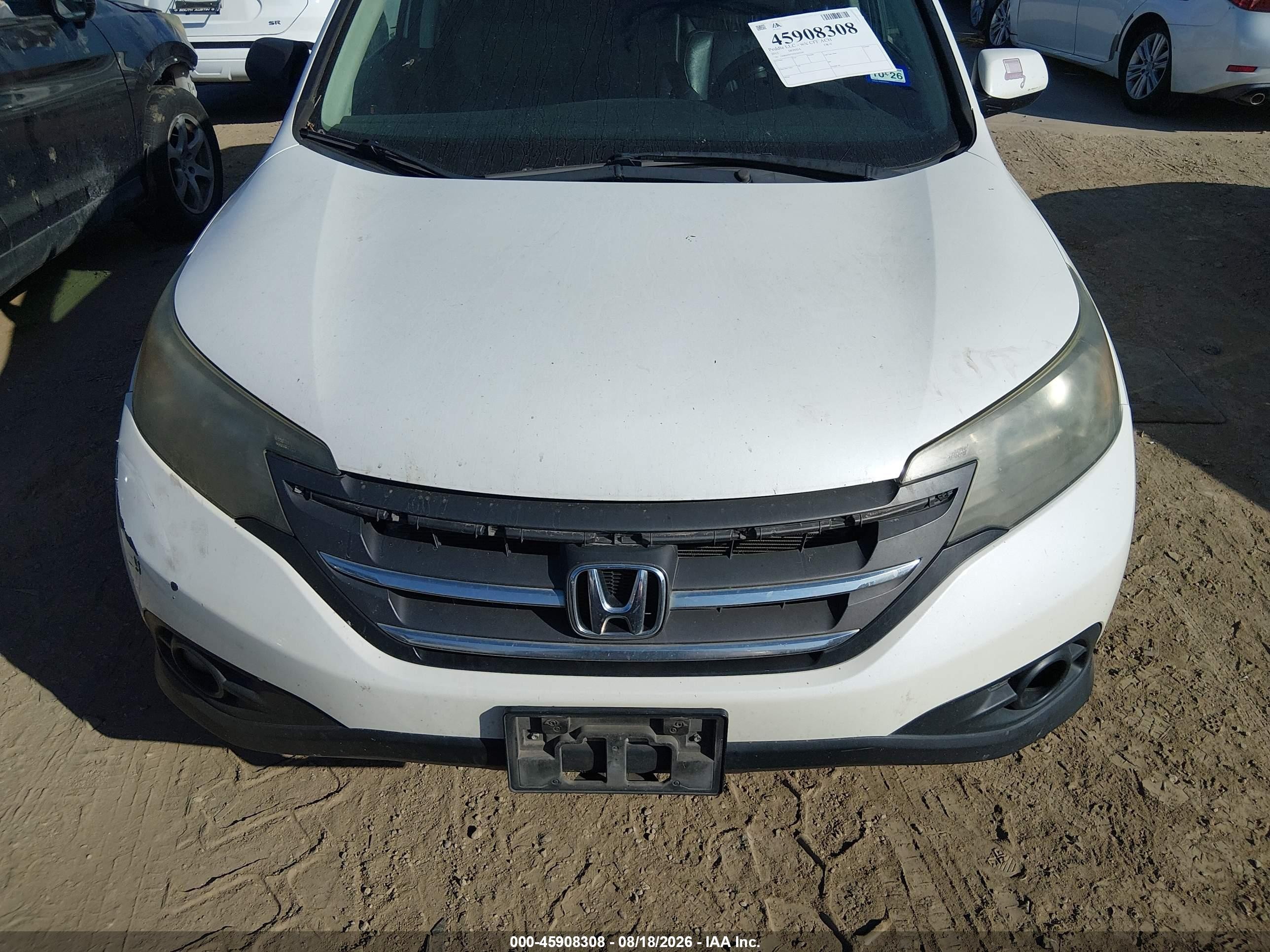 2013 Honda Cr-v Ex-l Белый vin: 5J6RM3H72DL005245