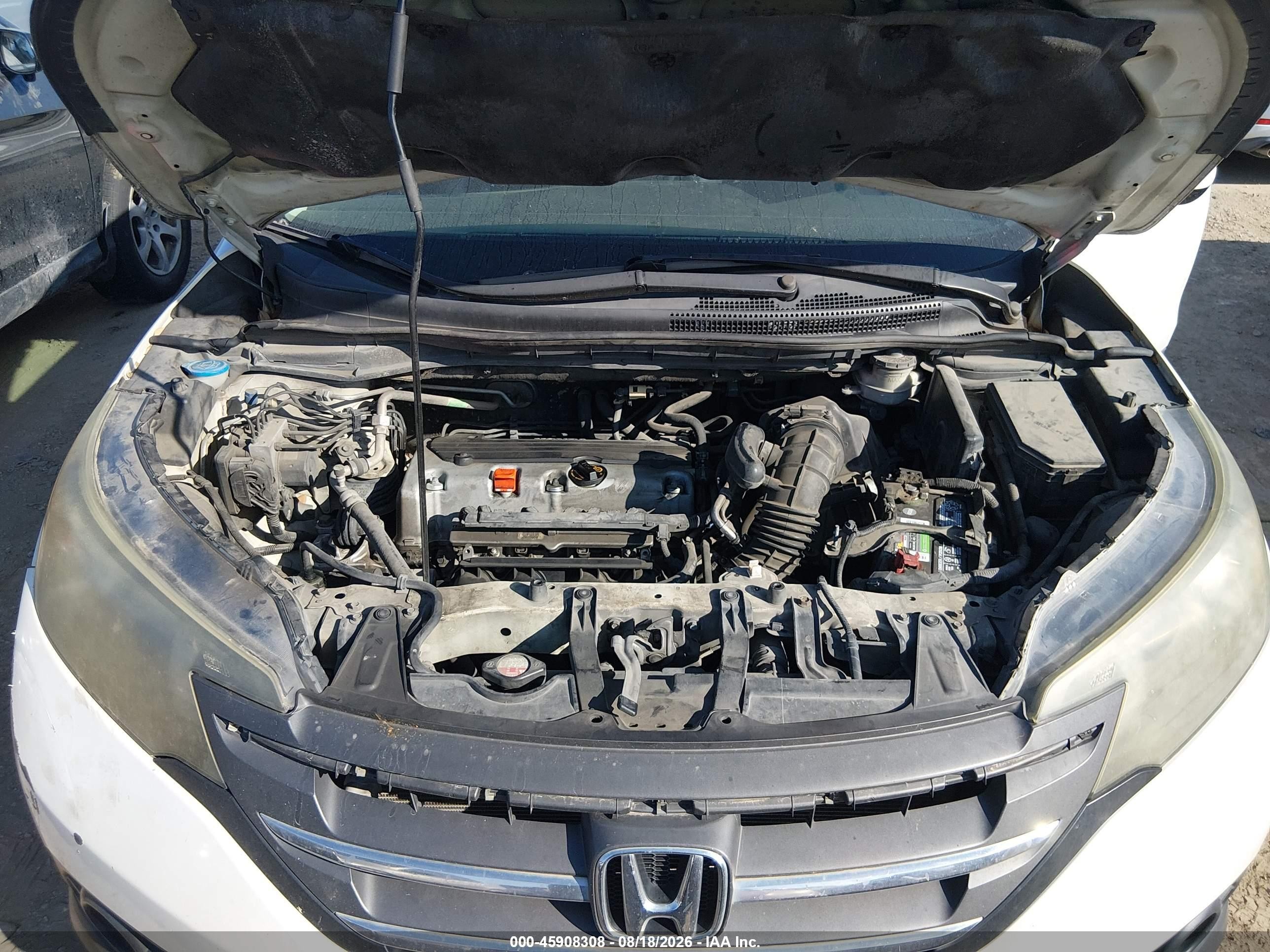 2013 Honda Cr-v Ex-l Белый vin: 5J6RM3H72DL005245