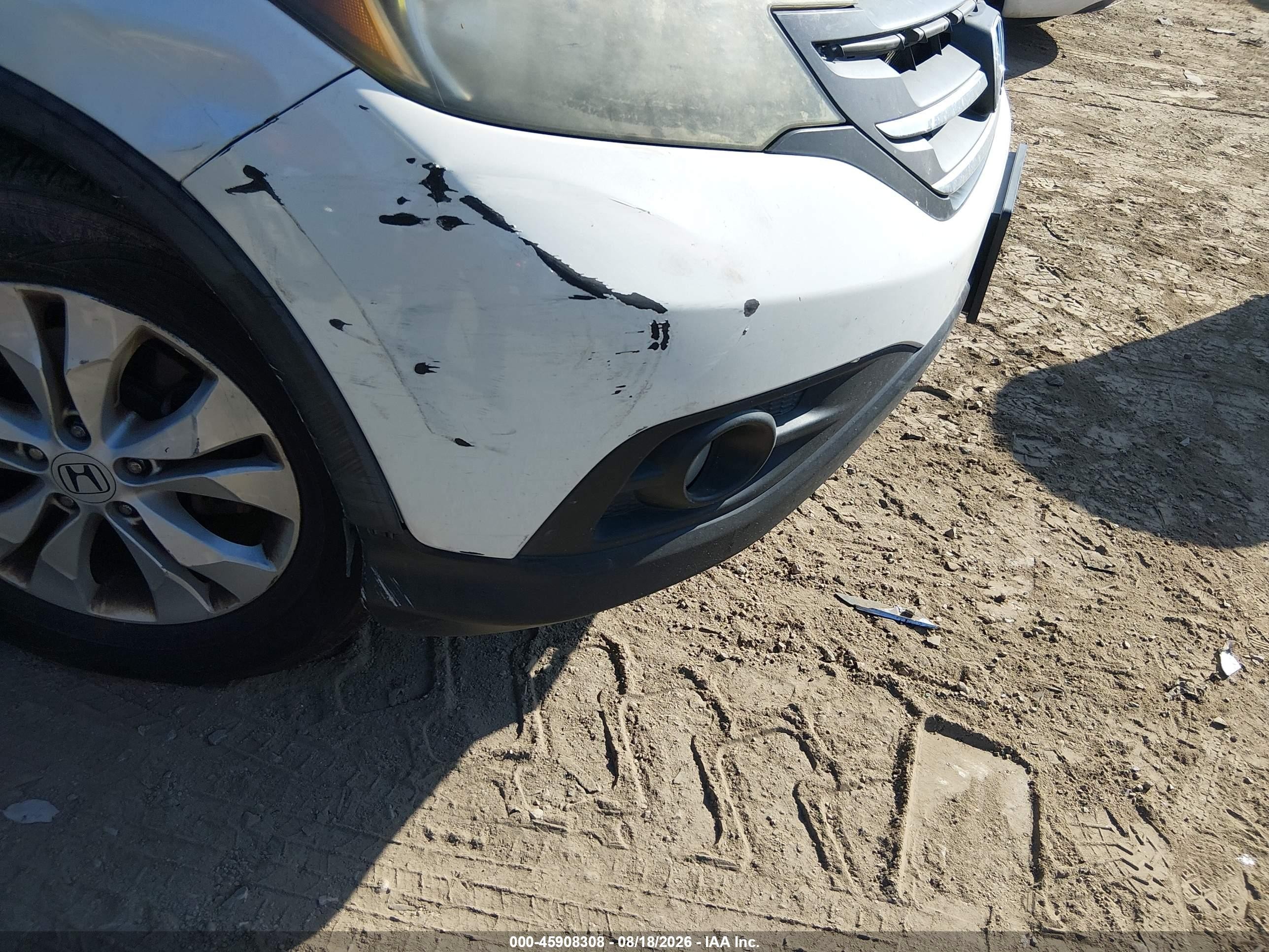 2013 Honda Cr-v Ex-l Белый vin: 5J6RM3H72DL005245
