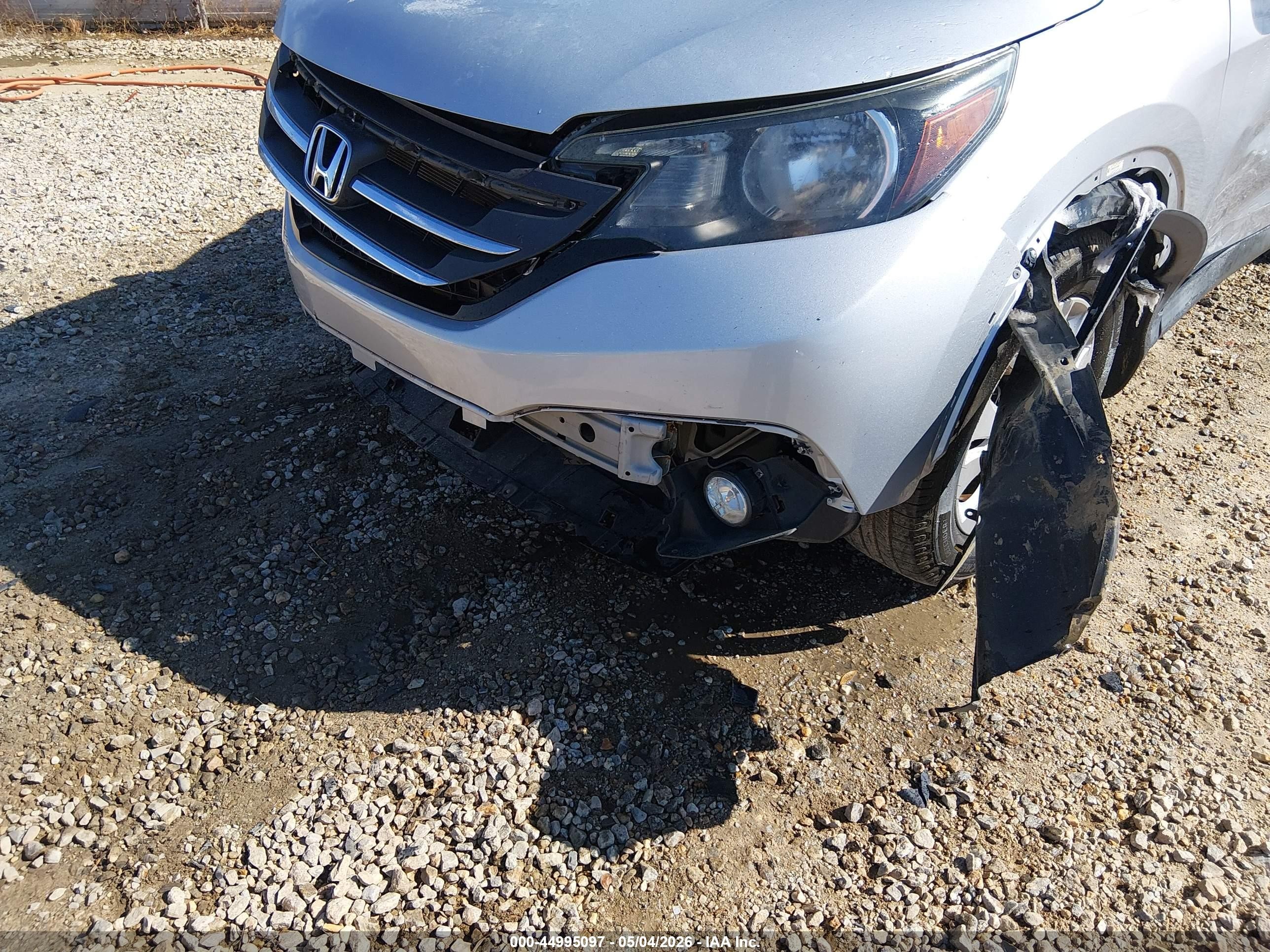 2013 Honda Cr-v Ex-l Silver vin: 5J6RM3H72DL026662