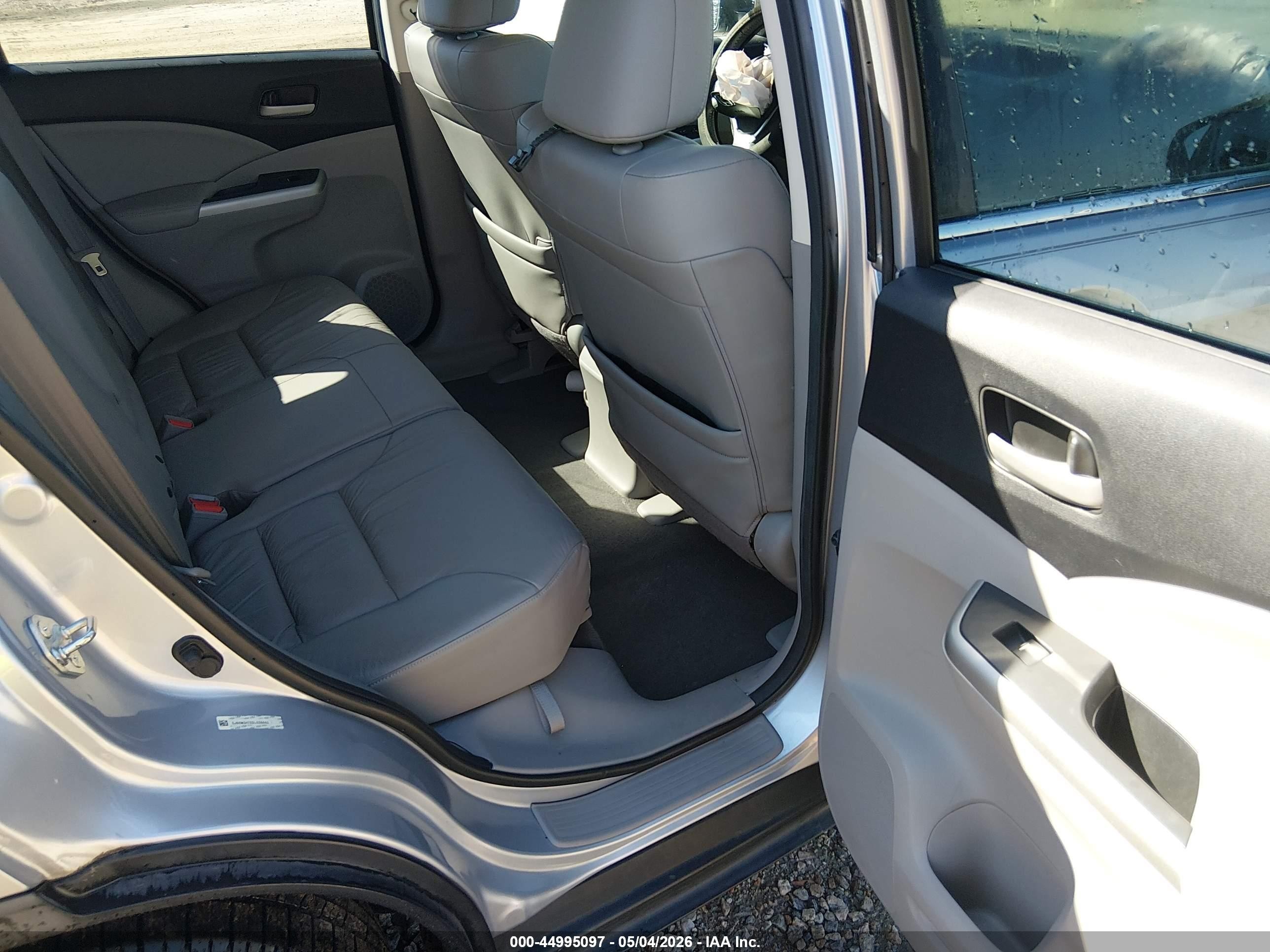 2013 Honda Cr-v Ex-l Silver vin: 5J6RM3H72DL026662