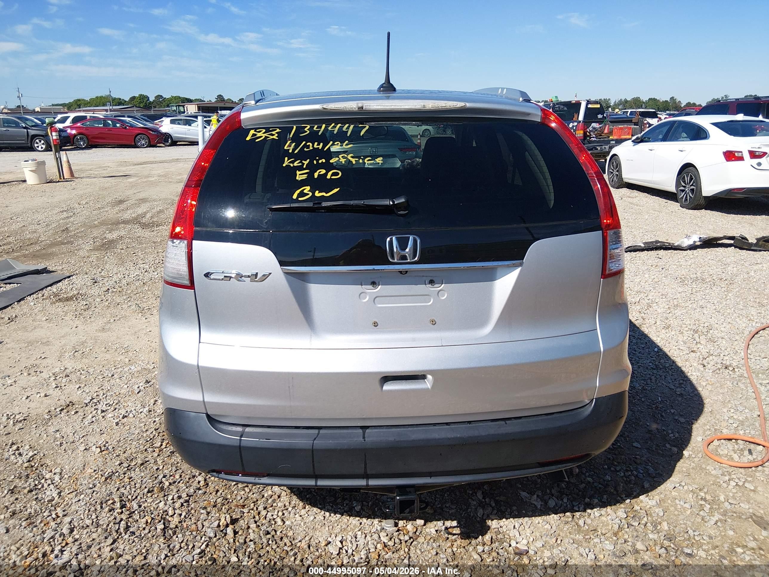 2013 Honda Cr-v Ex-l Silver vin: 5J6RM3H72DL026662