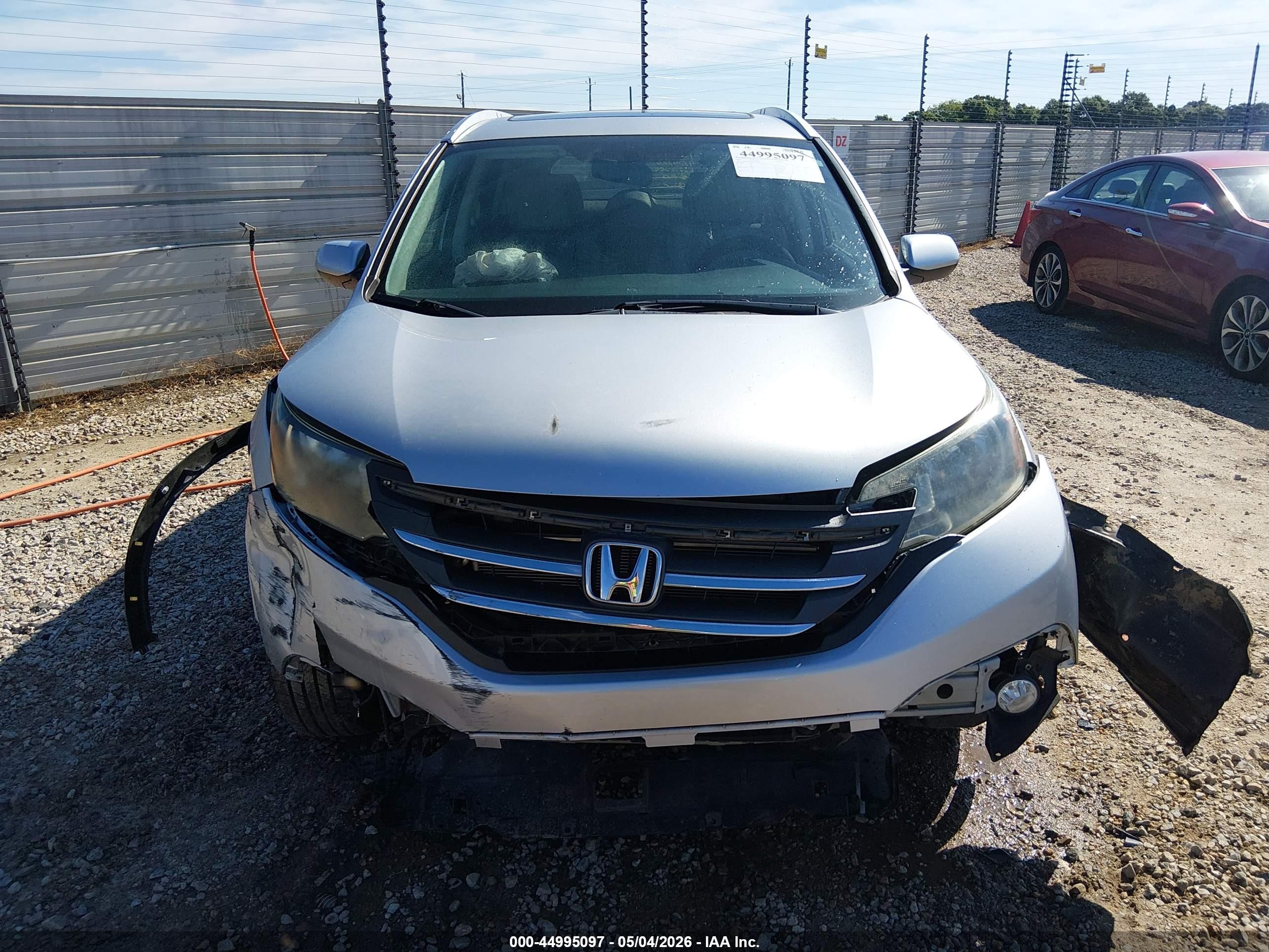 2013 Honda Cr-v Ex-l Silver vin: 5J6RM3H72DL026662