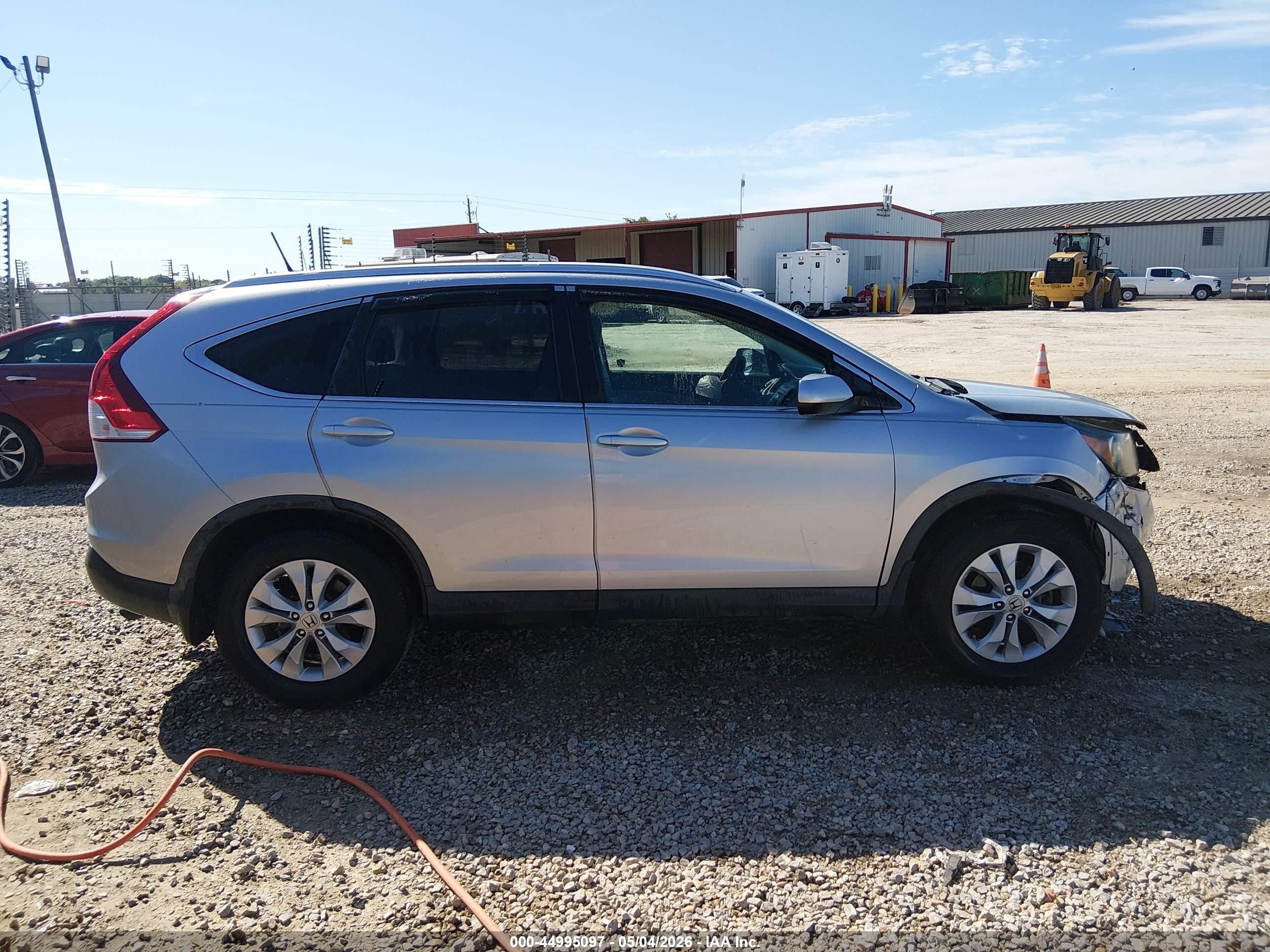 2013 Honda Cr-v Ex-l Silver vin: 5J6RM3H72DL026662