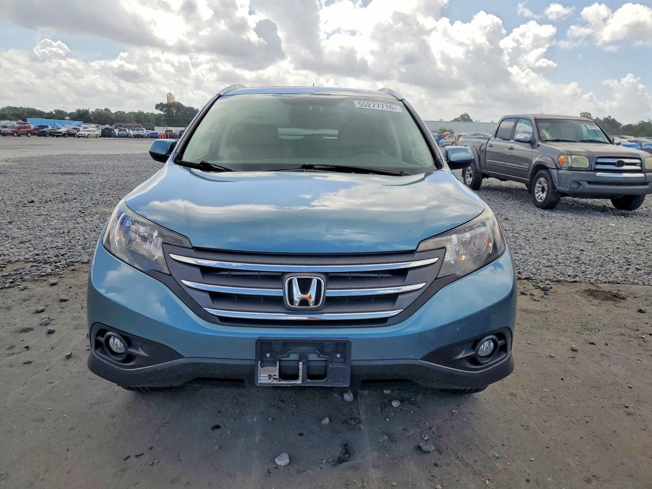 2013 Honda Cr-v Exl Blue vin: 5J6RM3H72DL037077