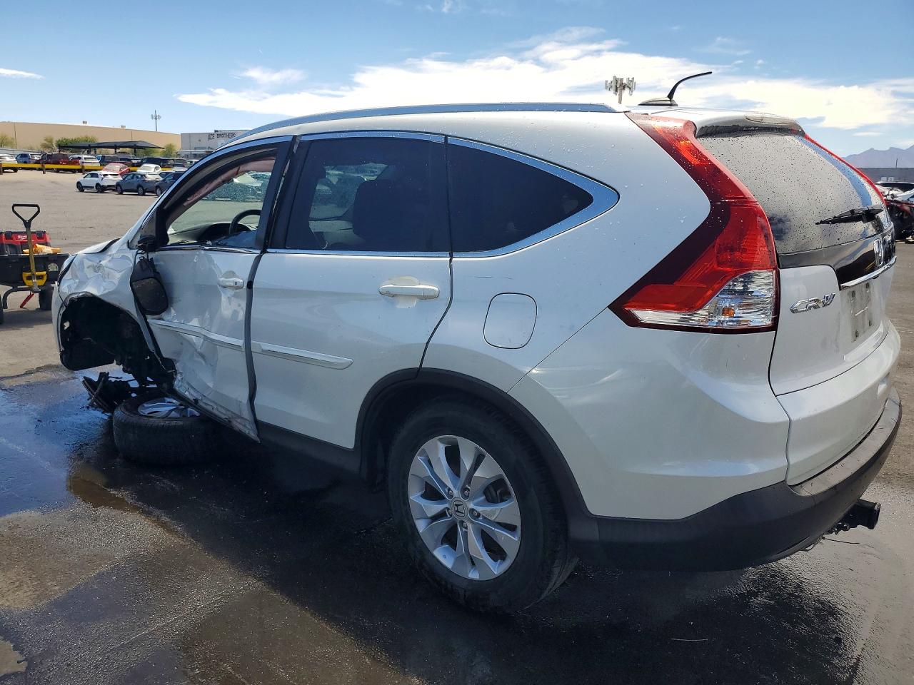 2014 Honda Cr-v Exl Белый vin: 5J6RM3H72EL000323