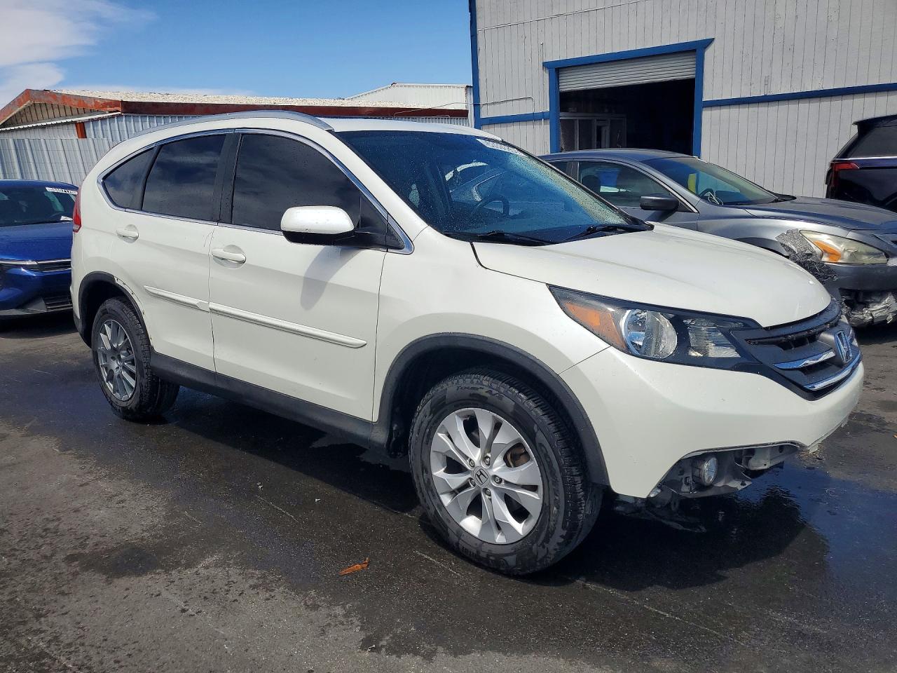 2014 Honda Cr-v Exl Белый vin: 5J6RM3H72EL000323