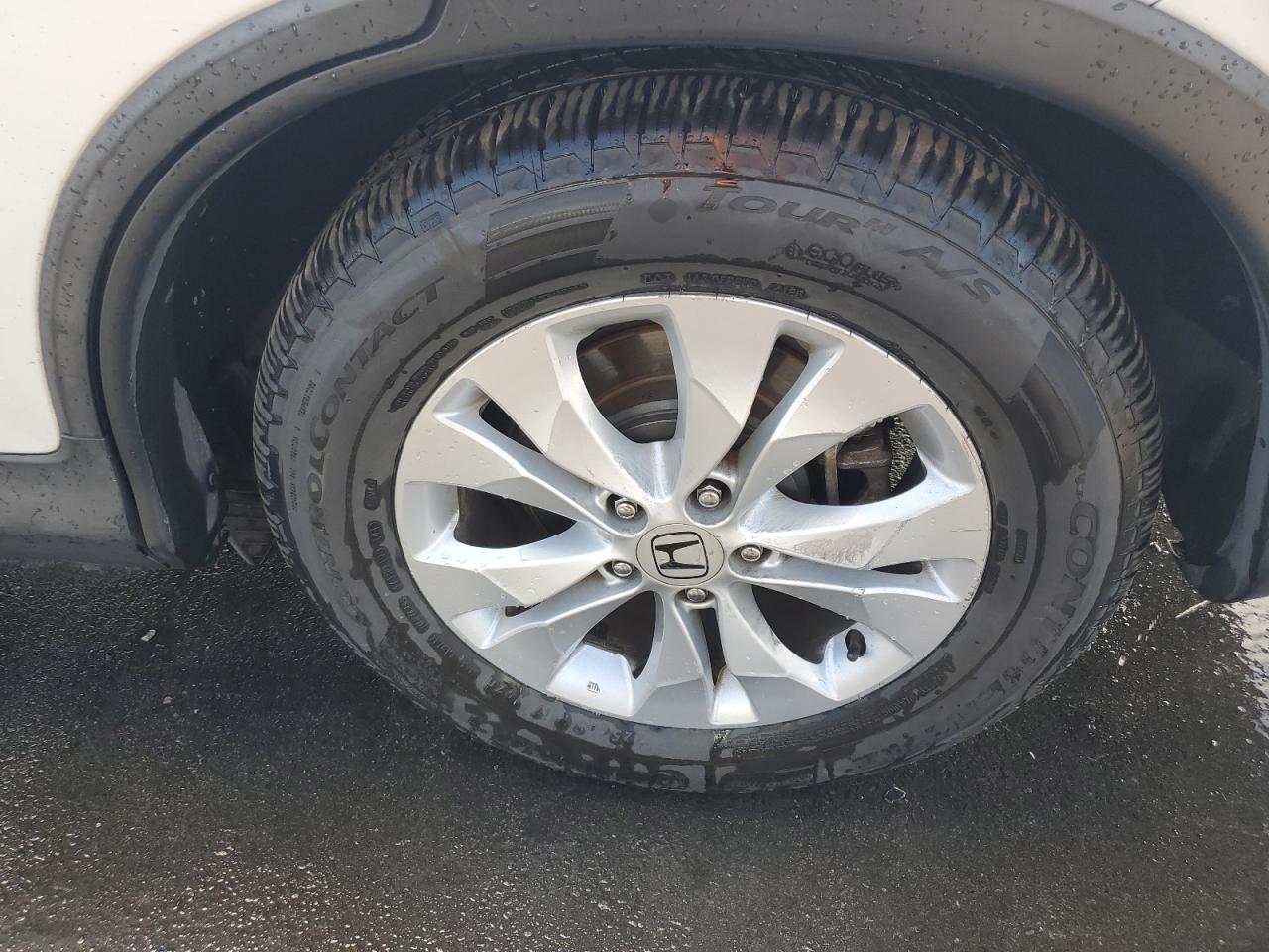 2014 Honda Cr-v Exl Белый vin: 5J6RM3H72EL000323 Damage: Left Rear Wheel, Curb Rash, 9 To 10 Inches